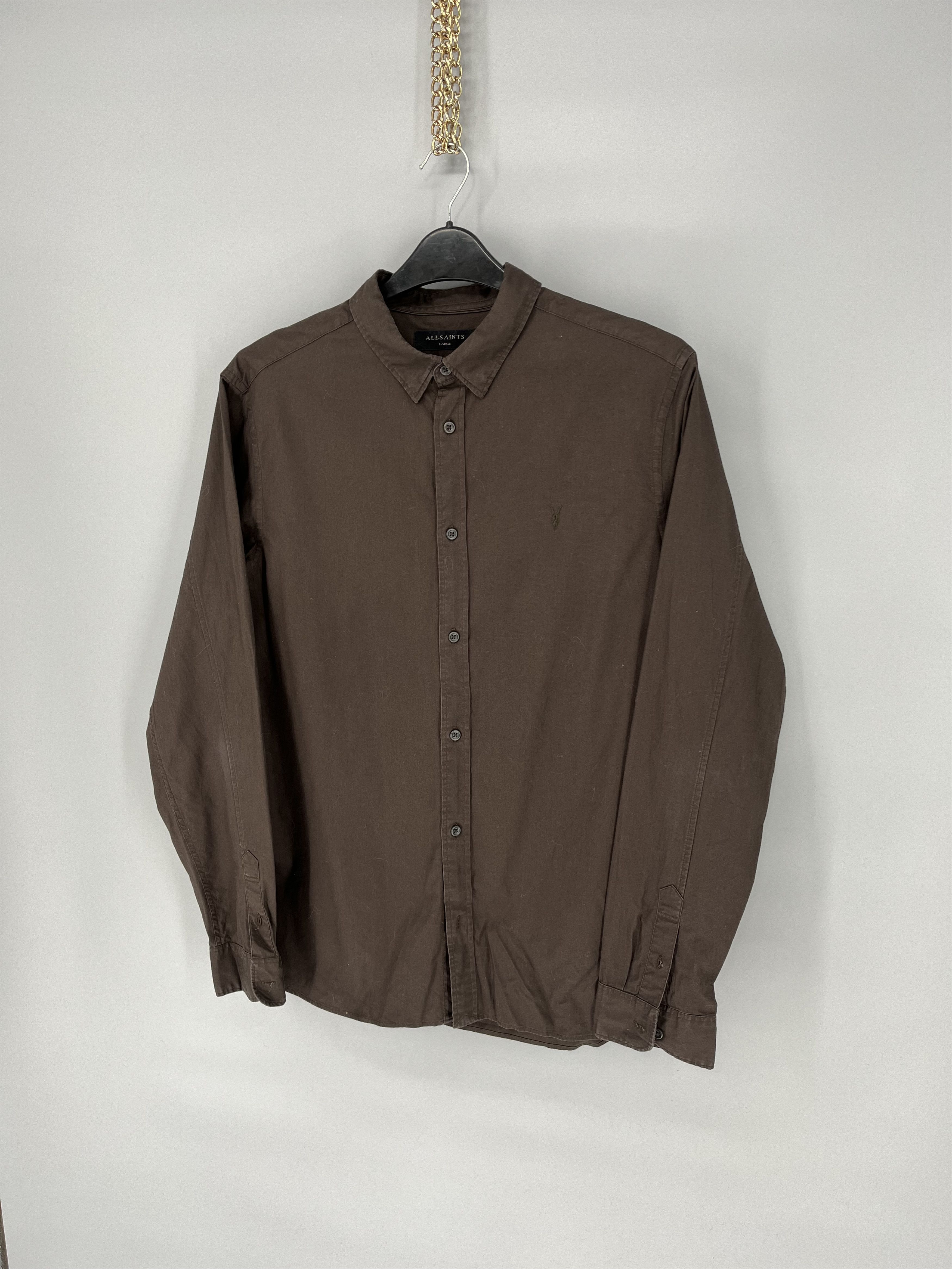 Allsaints × Vintage Allsaints Long Sleeve Shirt Streetwear Y2k Style Size L Size US L / EU 52-54 / 3 - 4 Thumbnail