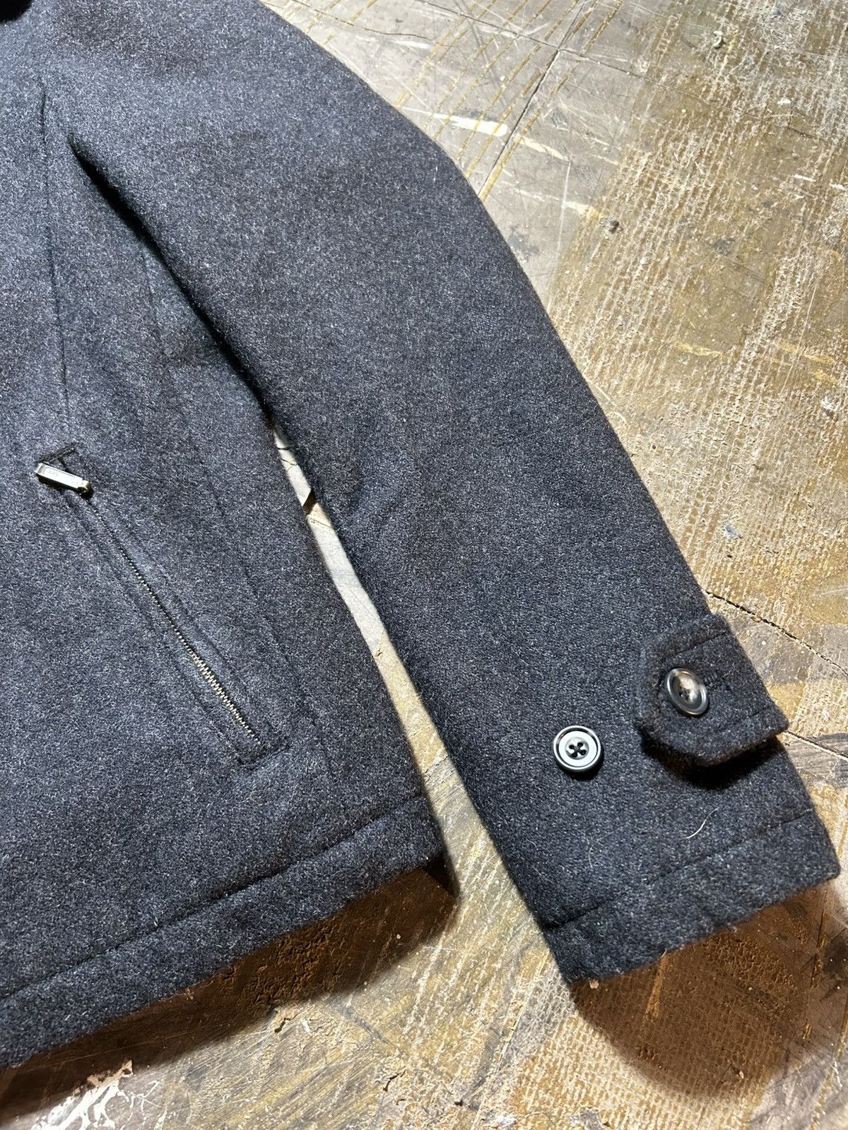 Tornado Mart Tornado Mart Japan Double Breasted Wool Coat Size L / US 10 / IT 46 - 5 Thumbnail