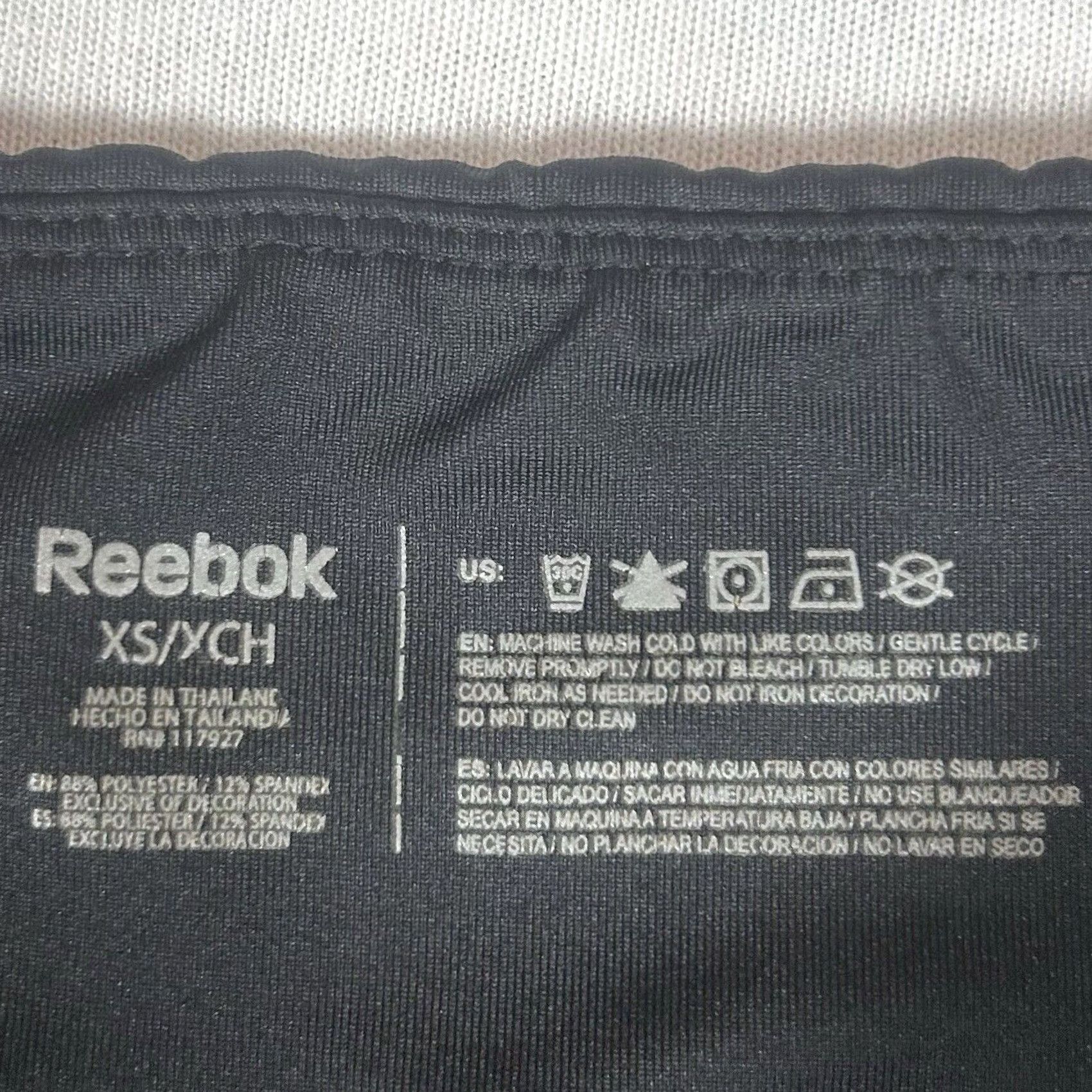 Reebok Reebok Women's Striped Capri Leggings XS Gray Stretch Yoga Gym Run Athletic Size 26" / US 2 / IT 38 - 2 Thumbnail