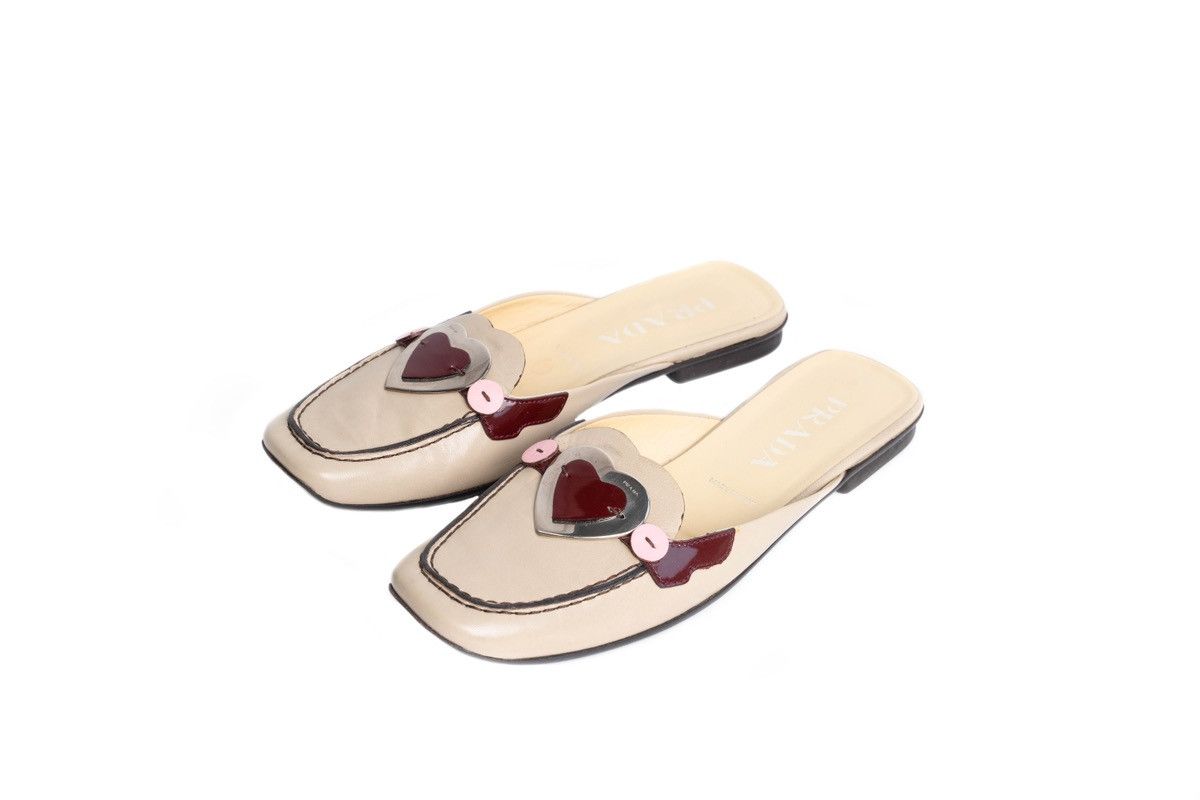 Prada Prada S/S2000 Heart Slipper Size US 8.5 / IT 38.5 - 1 Thumbnail