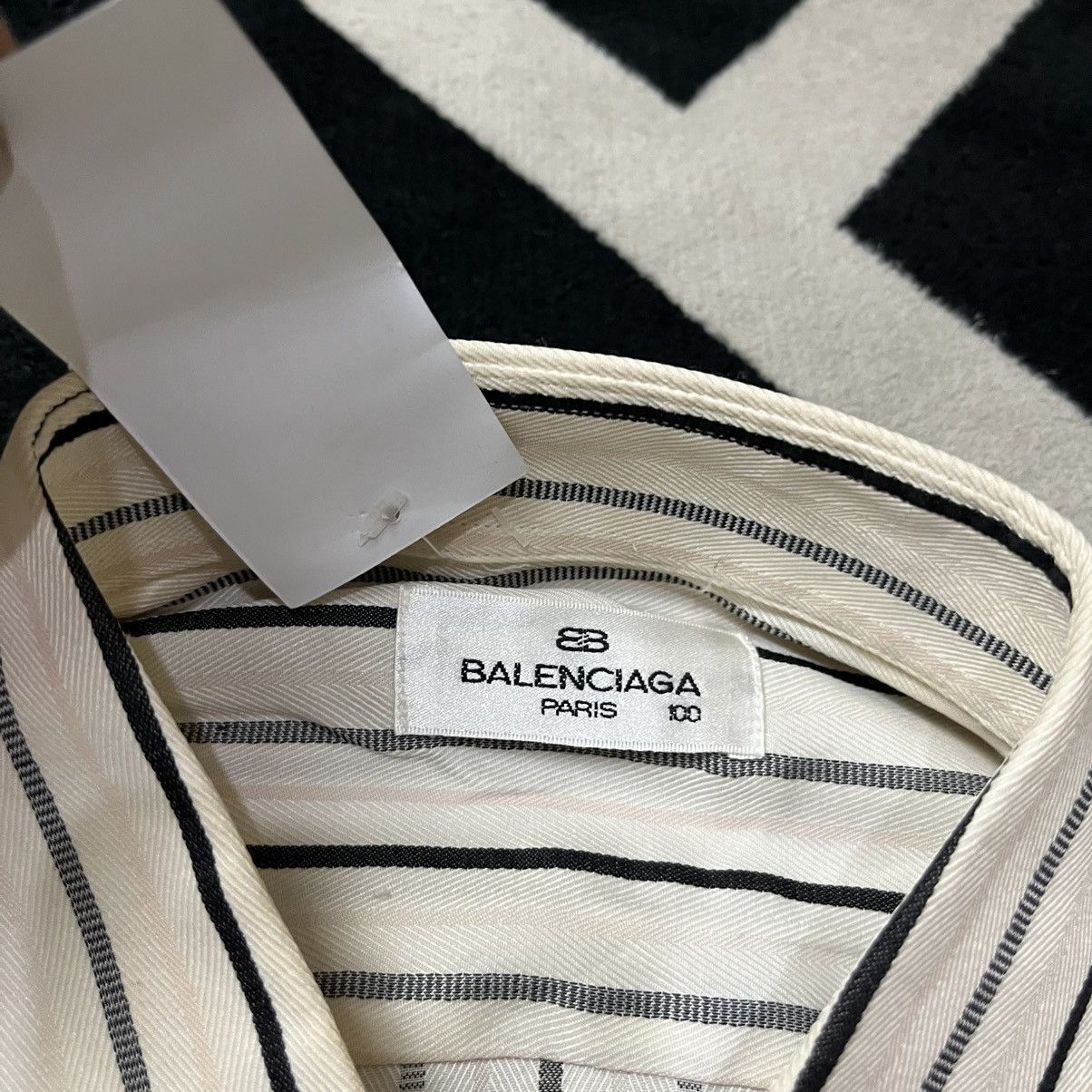 Balenciaga Balenciaga Three-color stripes button shirt Size US L / EU 52-54 / 3 - 5 Thumbnail
