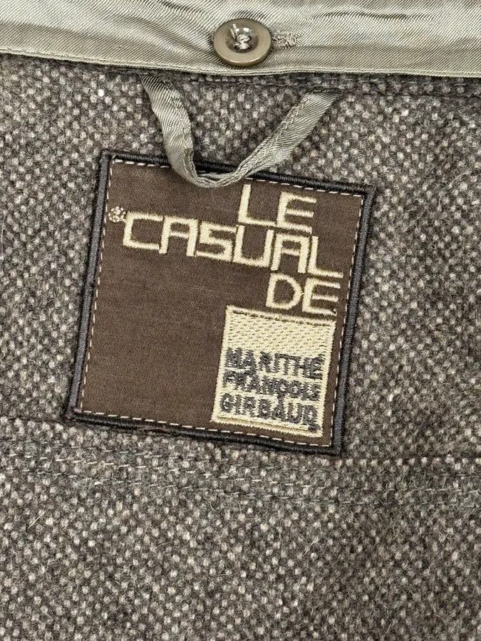 Marithe + Francois Girbaud 2000s Marithé + François Girbaud Grey Buttoned Jacket Size S / US 4 / IT 40 - 10 Thumbnail
