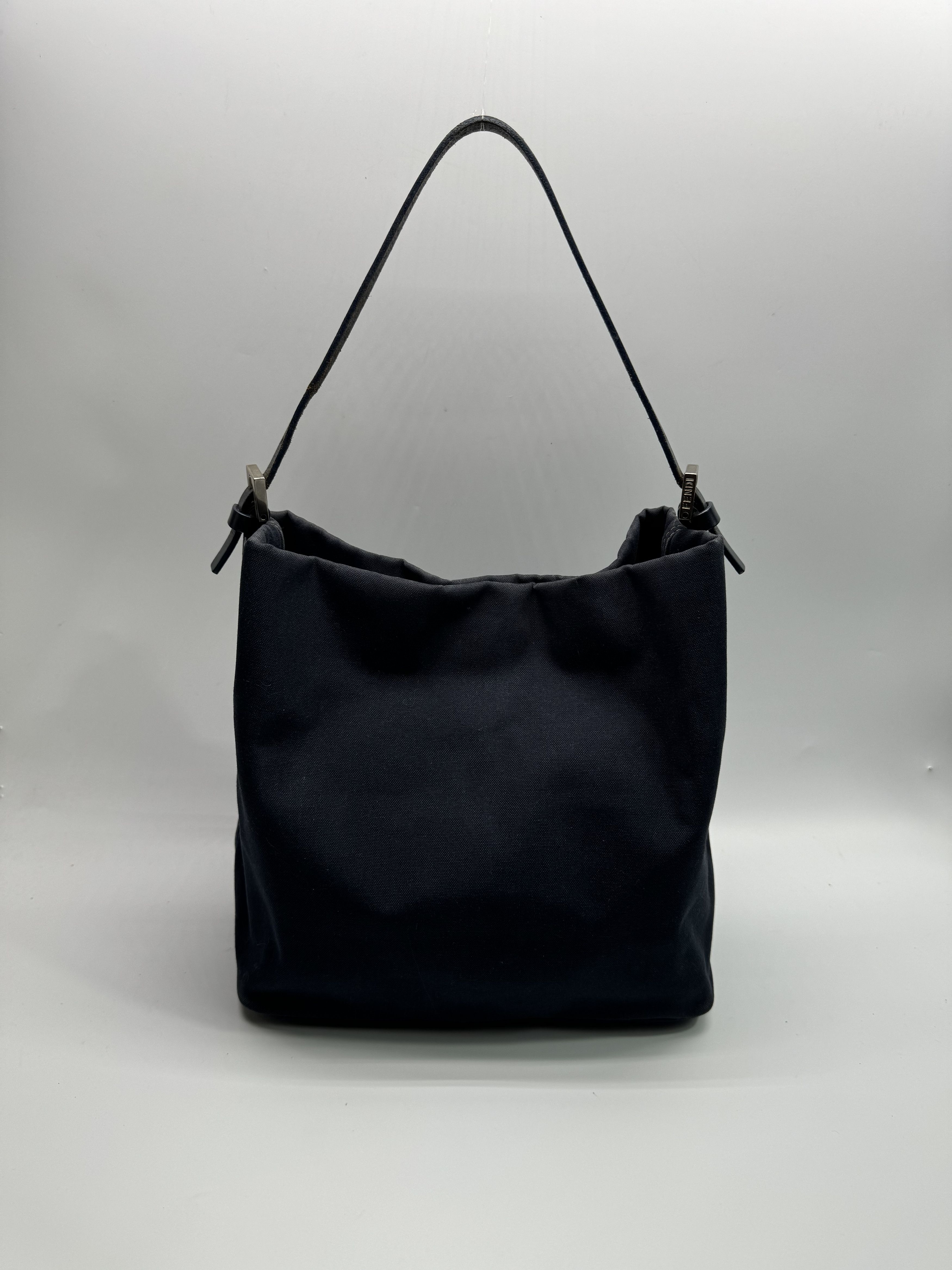 Fendi Fendi Navy Blue Denim Shoulder Bag Size ONE SIZE - 2 Thumbnail