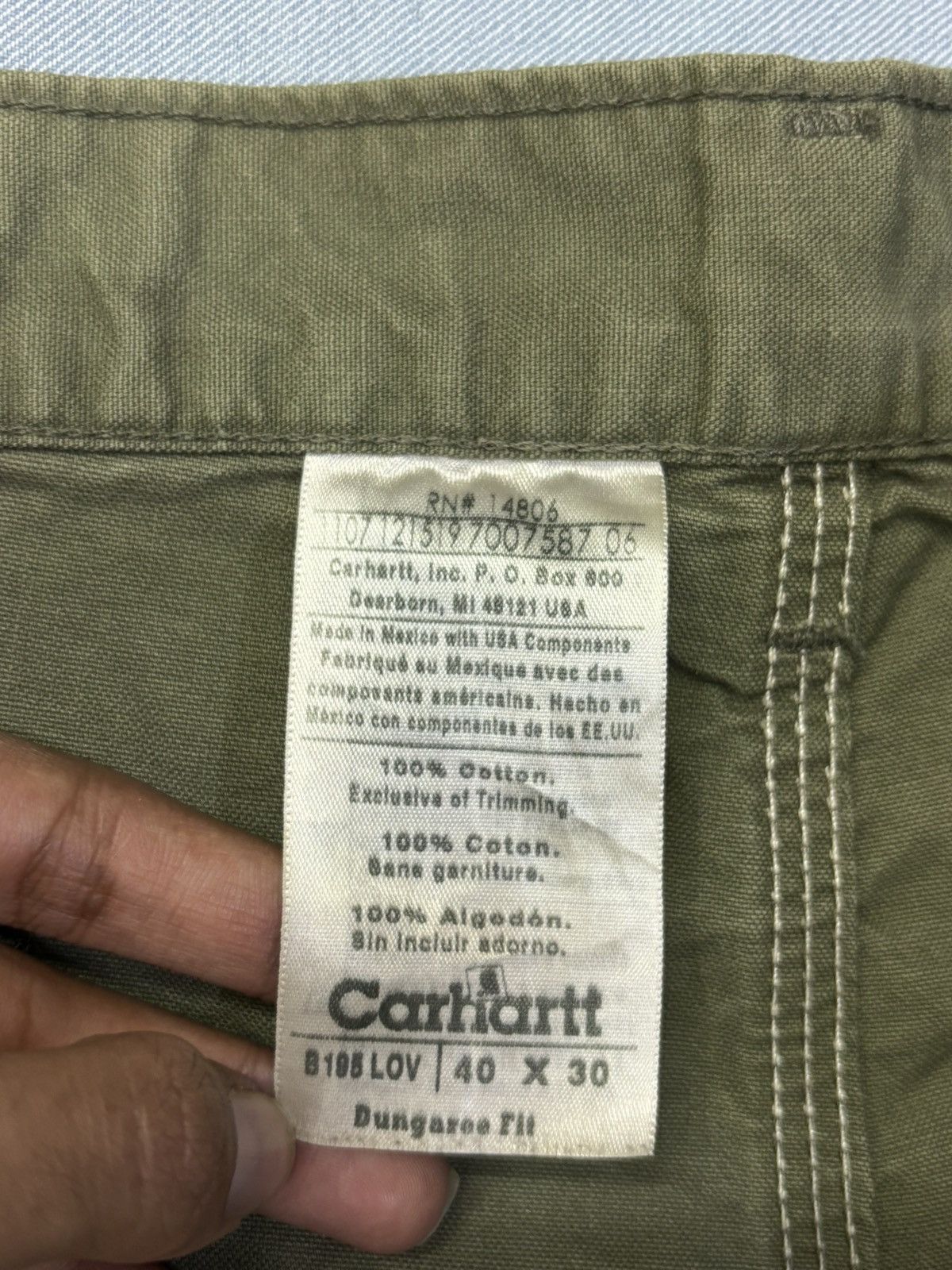 Carhartt Carhartt B195LOV Double knee denim Size US 40 / EU 56 - 6 Thumbnail