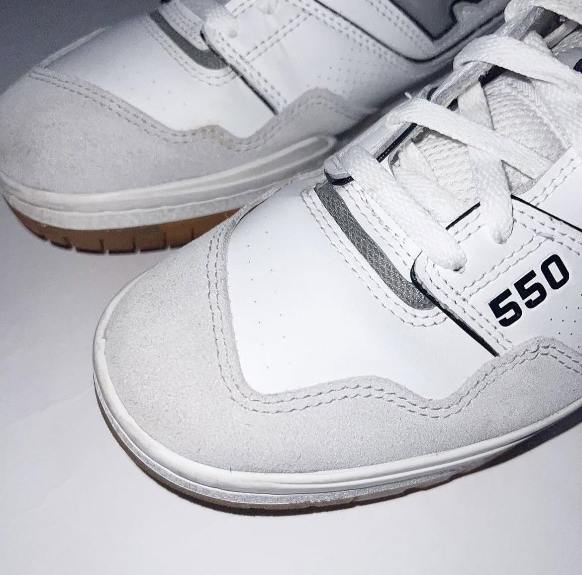 New Balance New Balance 550 White Slate Grey Size US 10.5 / EU 43-44 - 6 Thumbnail