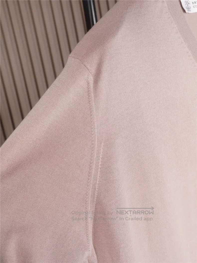 Brunello Cucinelli Brunello Cucinelli Sea Island Cotton Knit Shirt Size US M / EU 48-50 / 2 - 4 Thumbnail