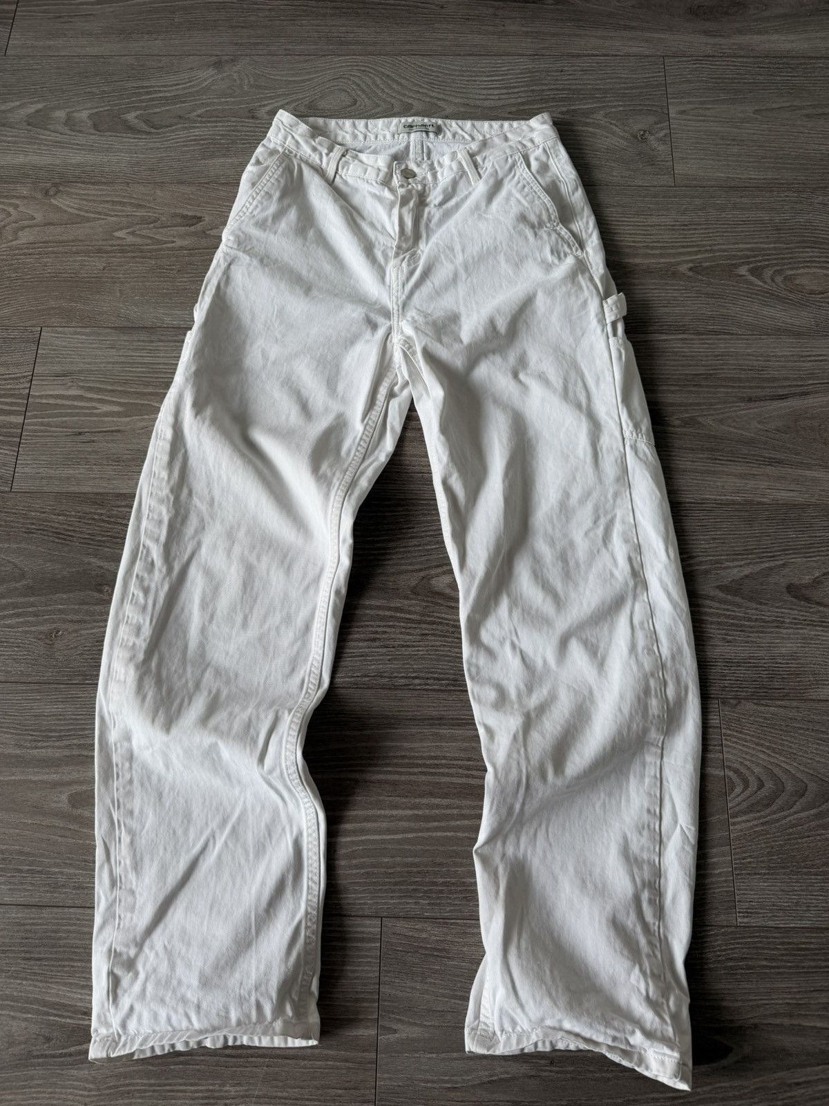 Carhartt ‼️Carhartt Wip Regular Cargo Y2k Box Logo Rap Pants‼️ Size US 26 / EU 42 - 6 Thumbnail