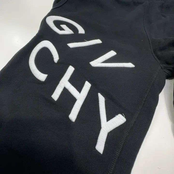 Givenchy Givenchy Givenchy Black Embroidered Joggers for Men -2507 Size US 26 / EU 42 - 6 Thumbnail