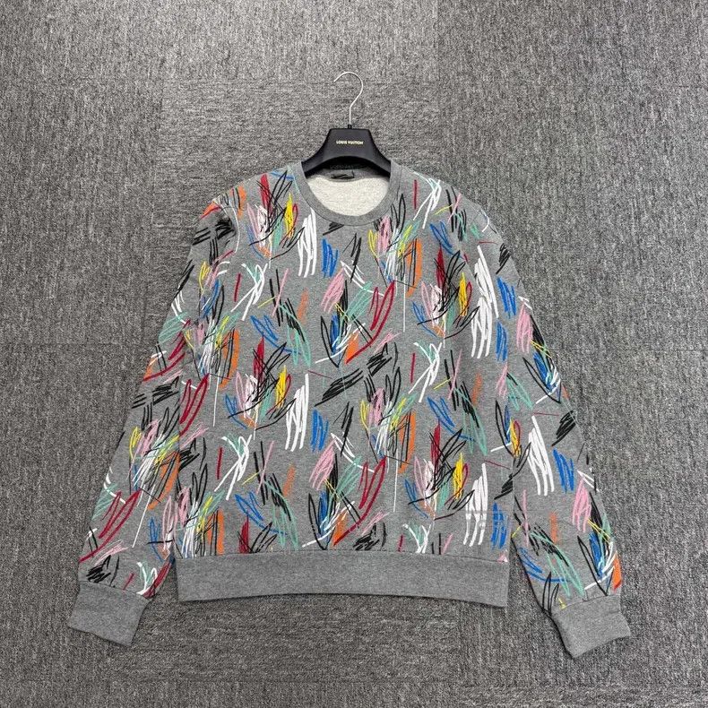 Dior Dior Sweatshirt with colourful lines Size US L / EU 52-54 / 3 - 1 Thumbnail