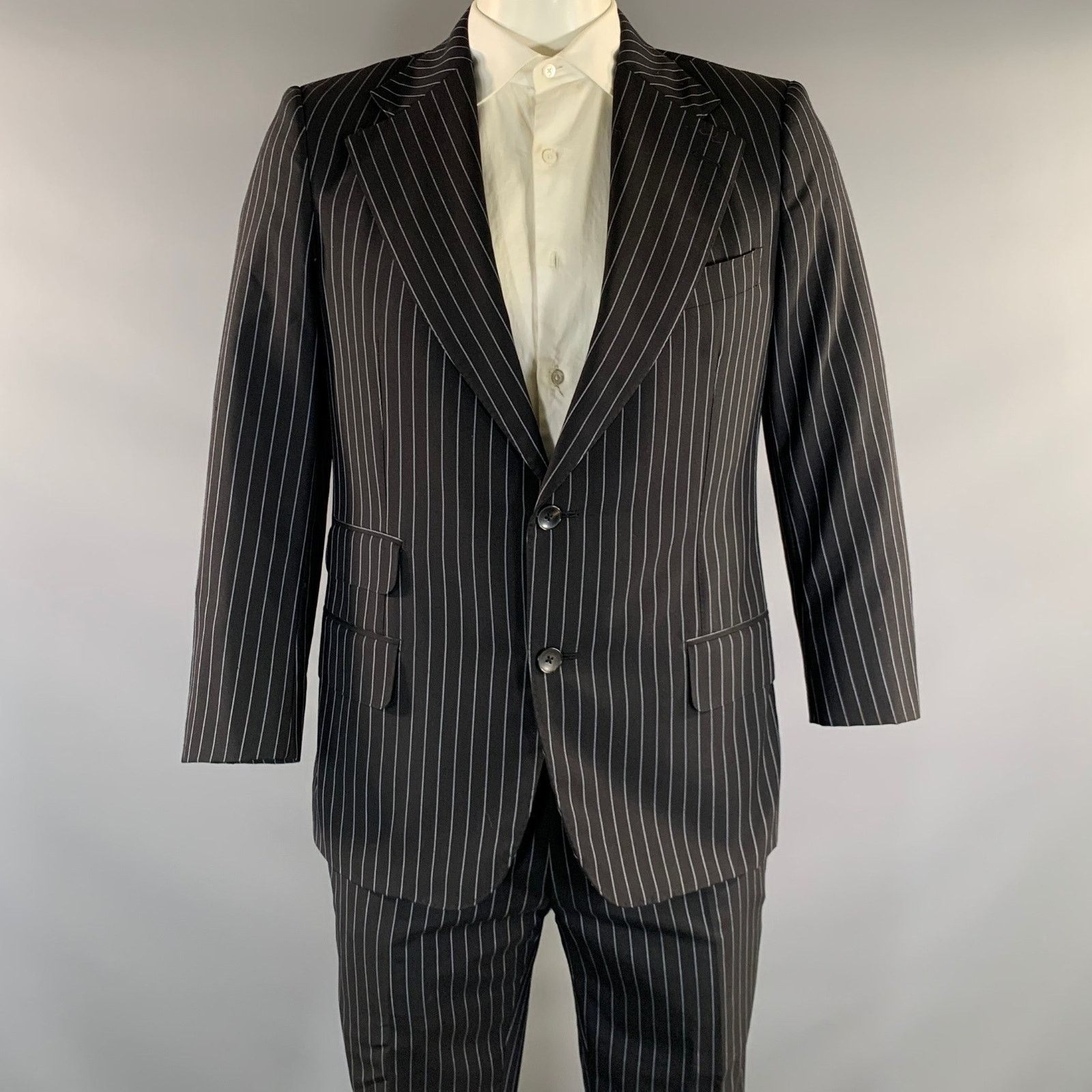 Gucci × Tom Ford Gucci by Tom Ford wool striped suit | Grailed