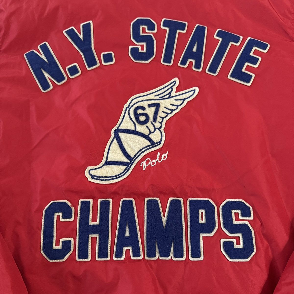 Polo Ralph Lauren Polo Ralph Lauren Coach N.Y. State Champs Jacket Size US XL / EU 56 / 4 - 3 Thumbnail
