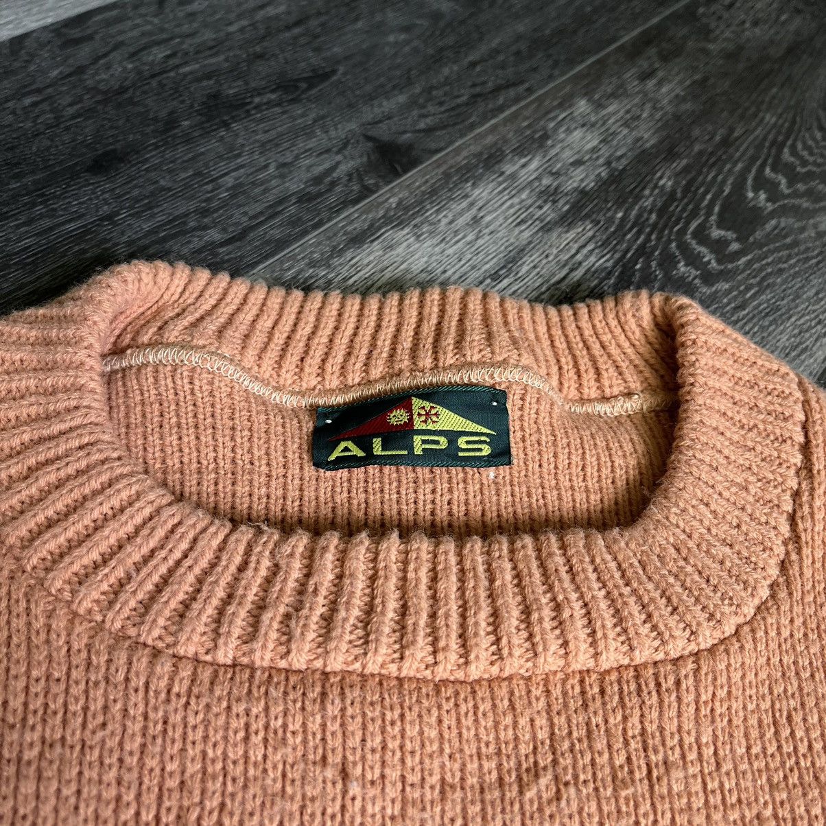 Vintage Vintage 1970s Alps Knitmeister Aztec Logo Peach Wool Sweater Size US XXL / EU 58 / 5 - 5 Thumbnail