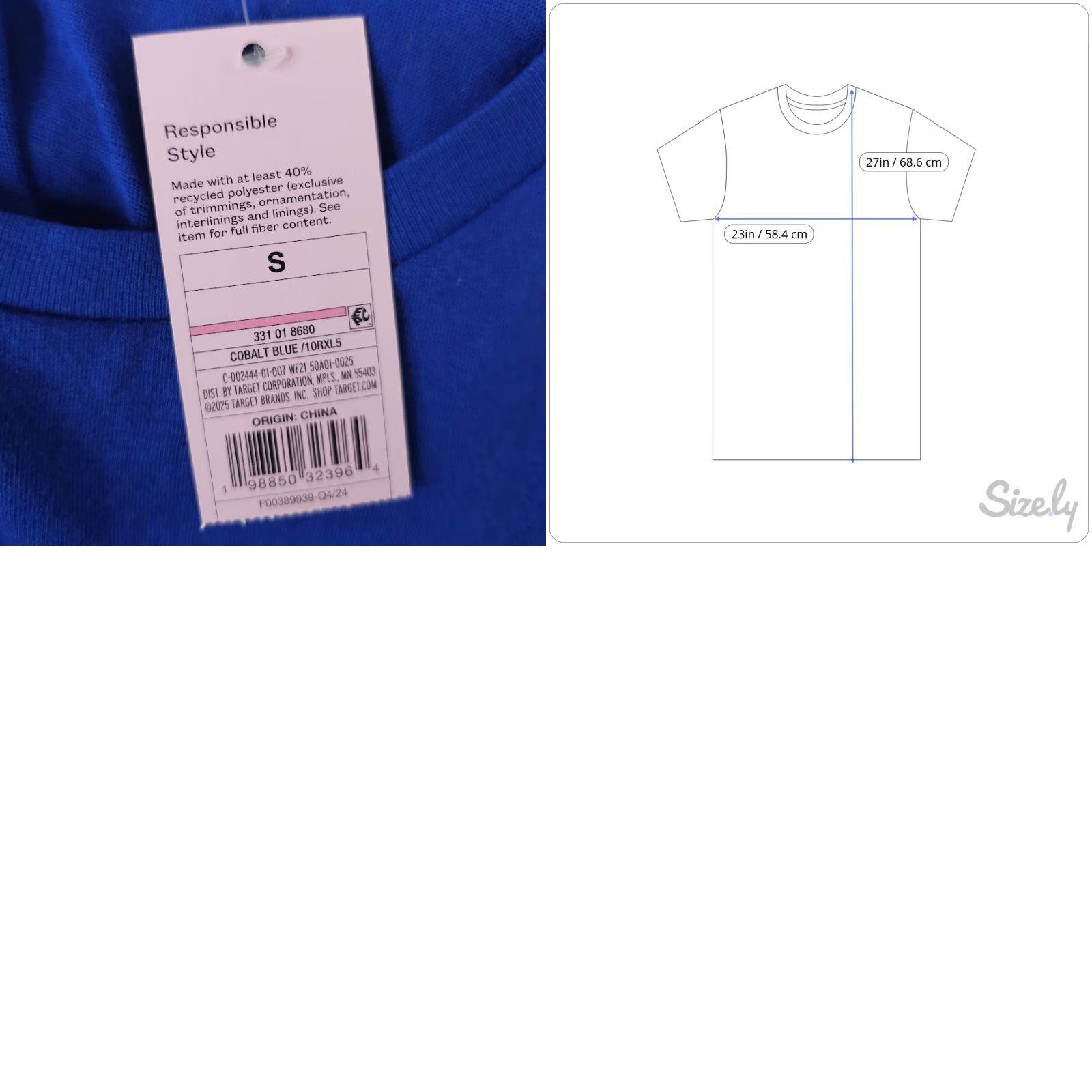 Vintage VINTAGE Saint Tropez Shirt Womens Size Small Blue OVERSIZED Fit French Riviera France Size S / US 4 / IT 40 - 8 Thumbnail