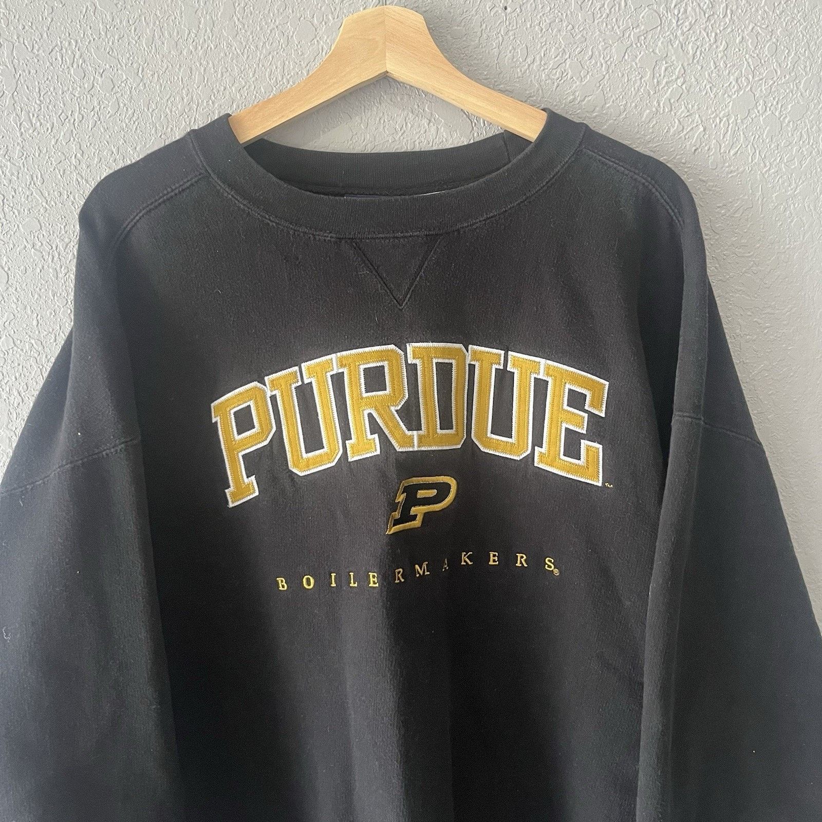 Vintage Vintage Embroidered Purdue Boilermakers Crewneck Sweatshirt Size US XXL / EU 58 / 5 - 1 Thumbnail
