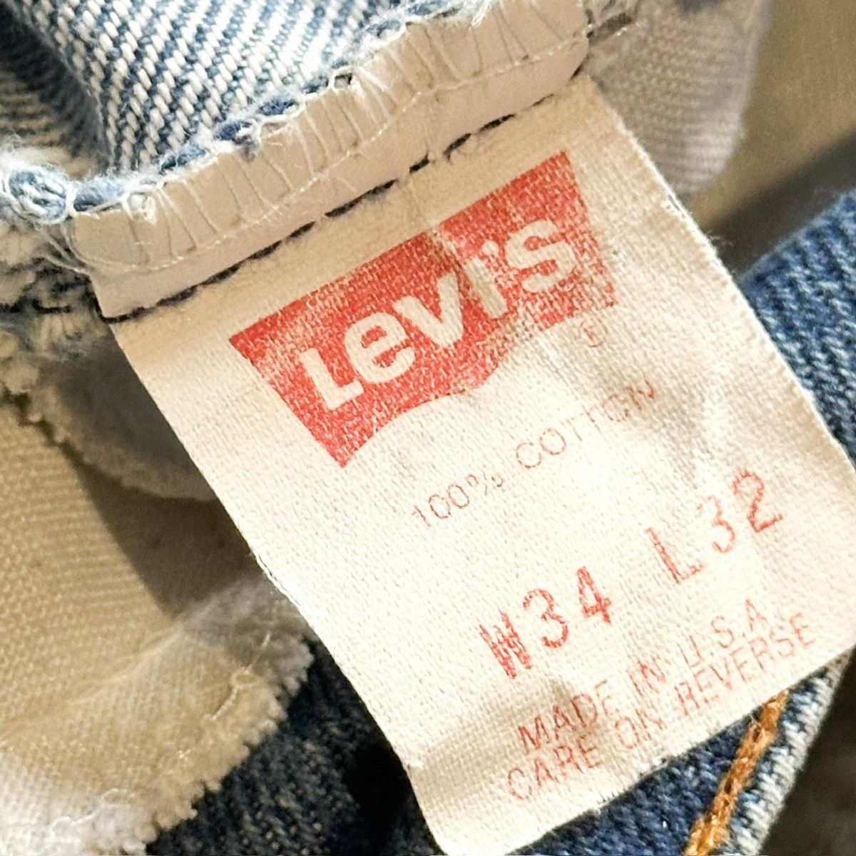 Levi's 90’s Vintage Levis Orange Tab Ethnic Flared Denim Size US 33 - 10 Thumbnail
