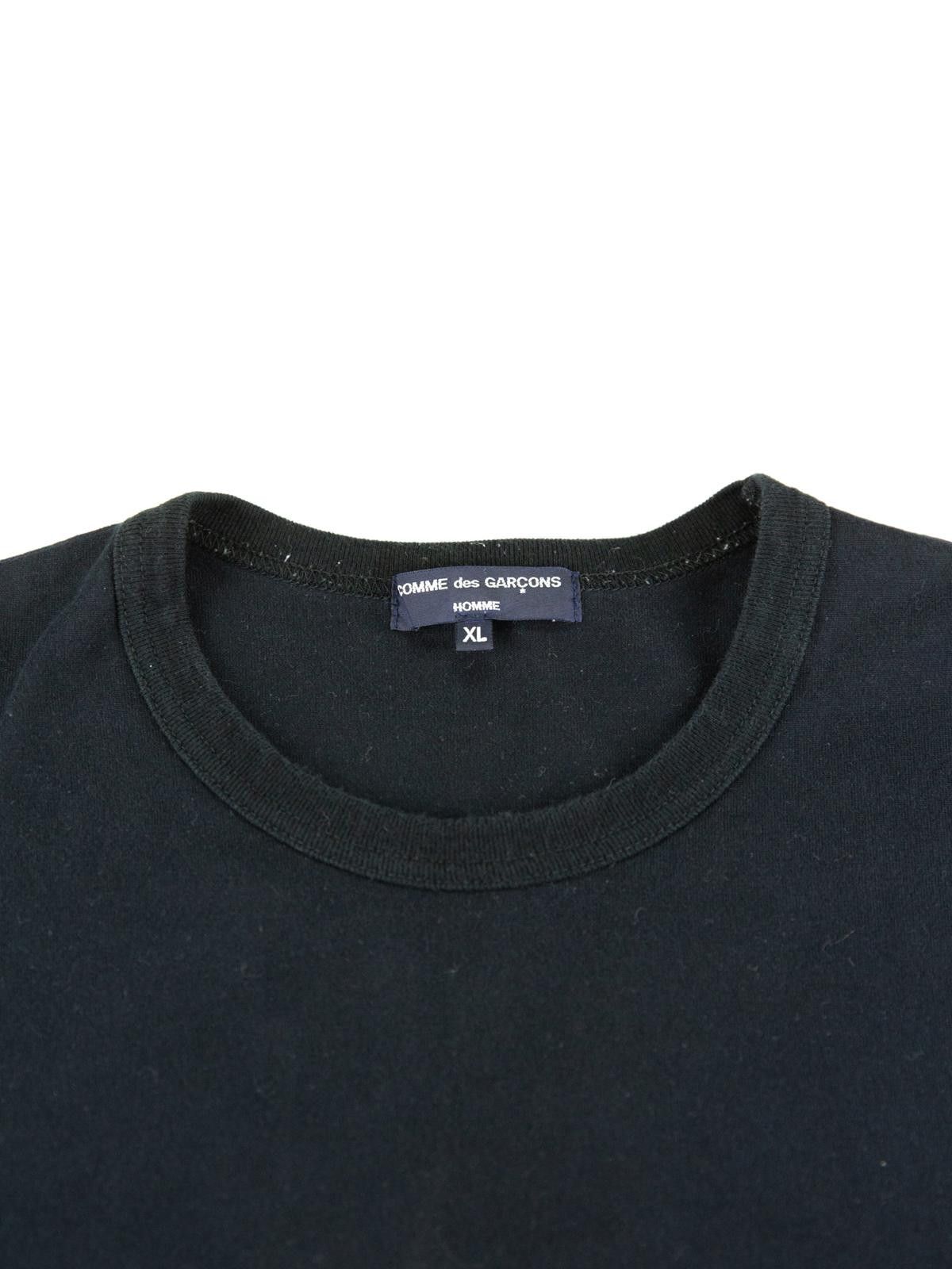 Comme des Garcons Comme Des Garçons Homme Black T Shirt Size US L / EU 52-54 / 3 - 3 Thumbnail
