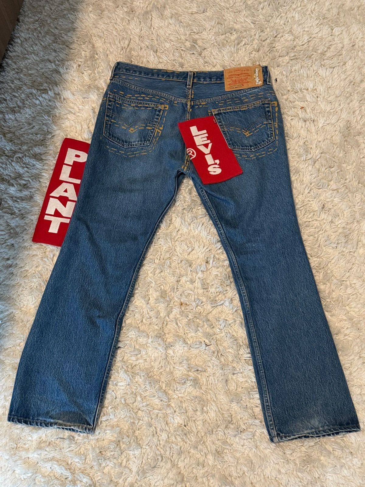 Cactus Plant Flea Market × DENIM TEARS Cactus Plant Flee Market X Denim Tears X Levis Size US 36 / EU 52 - 2 Thumbnail