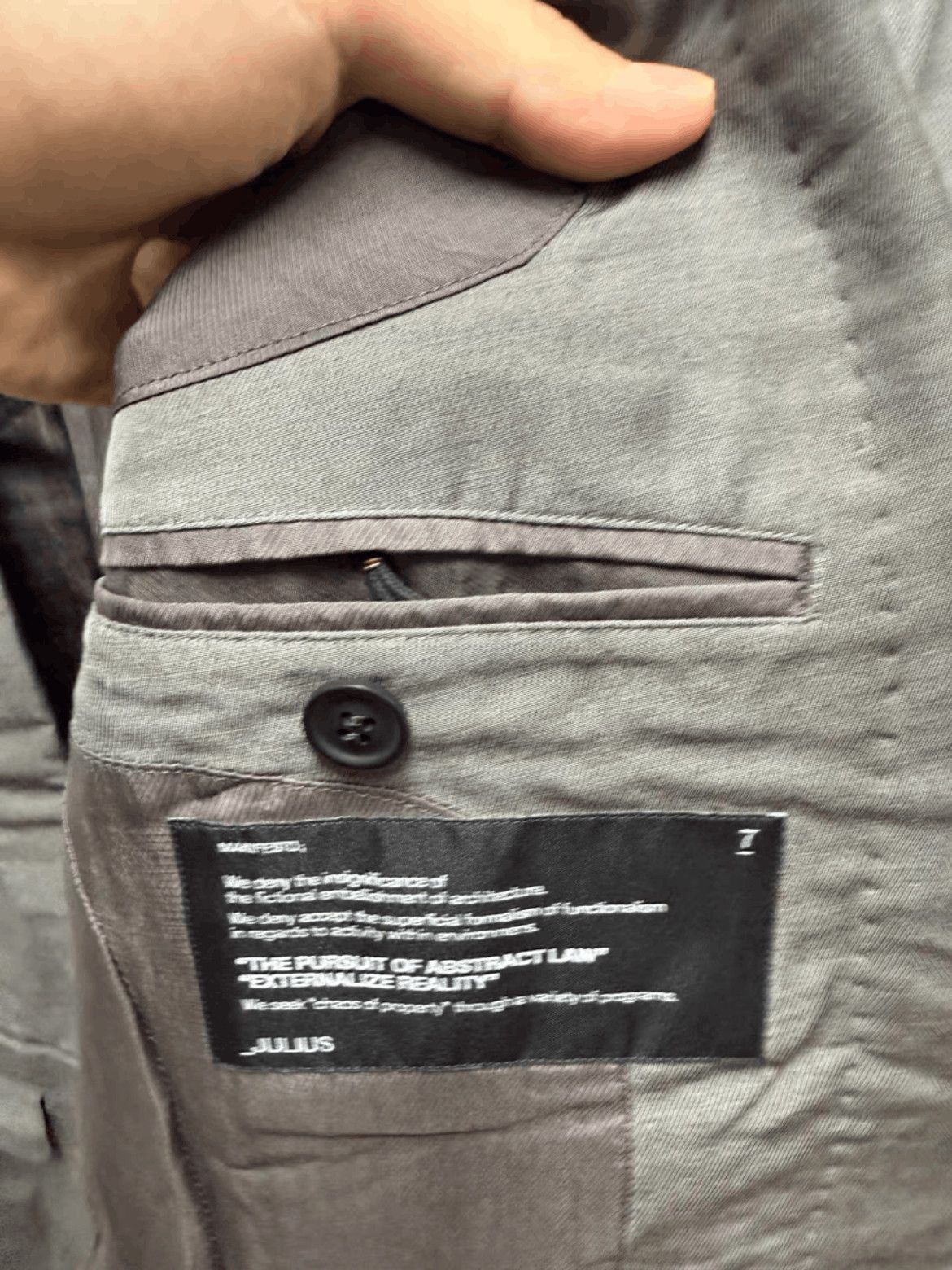 Julius Sz 1 Julius Joint Detachable Jacket-2507 Size US S / EU 44-46 / 1 - 5 Thumbnail