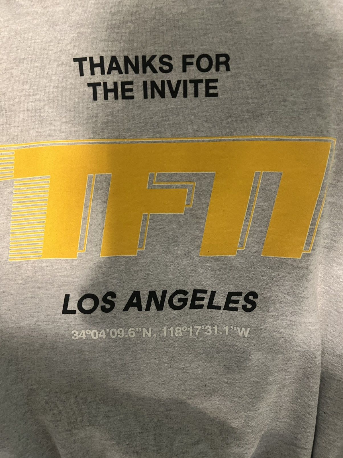 Other TFTI Thanks for the Invite LA Crewneck Size US M / EU 48-50 / 2 - 2 Thumbnail