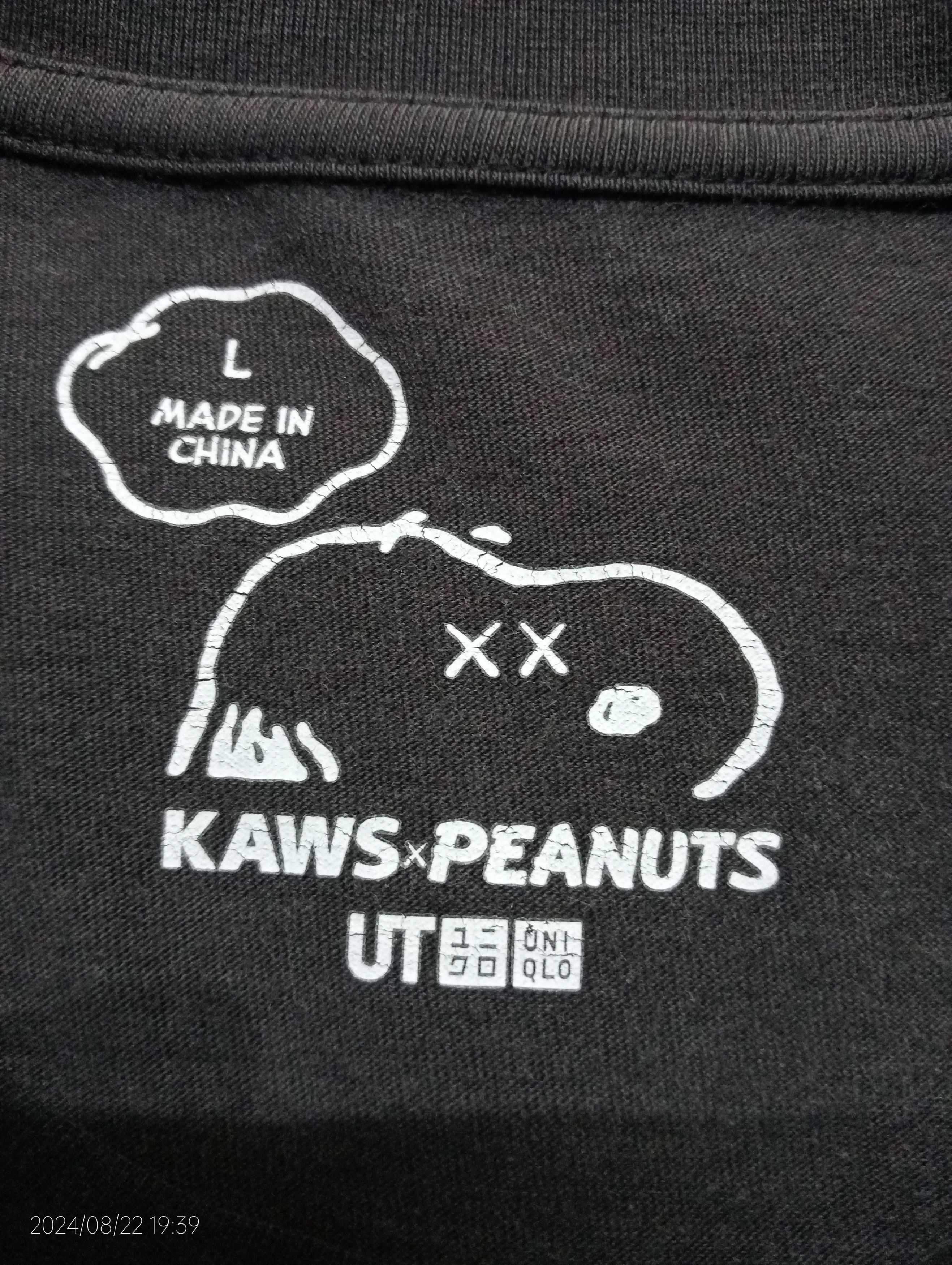 Kaws × Peanuts KAWS X Peanuts Uniqlo Single Pocket Single Stitch Tee Size US M / EU 48-50 / 2 - 2 Thumbnail