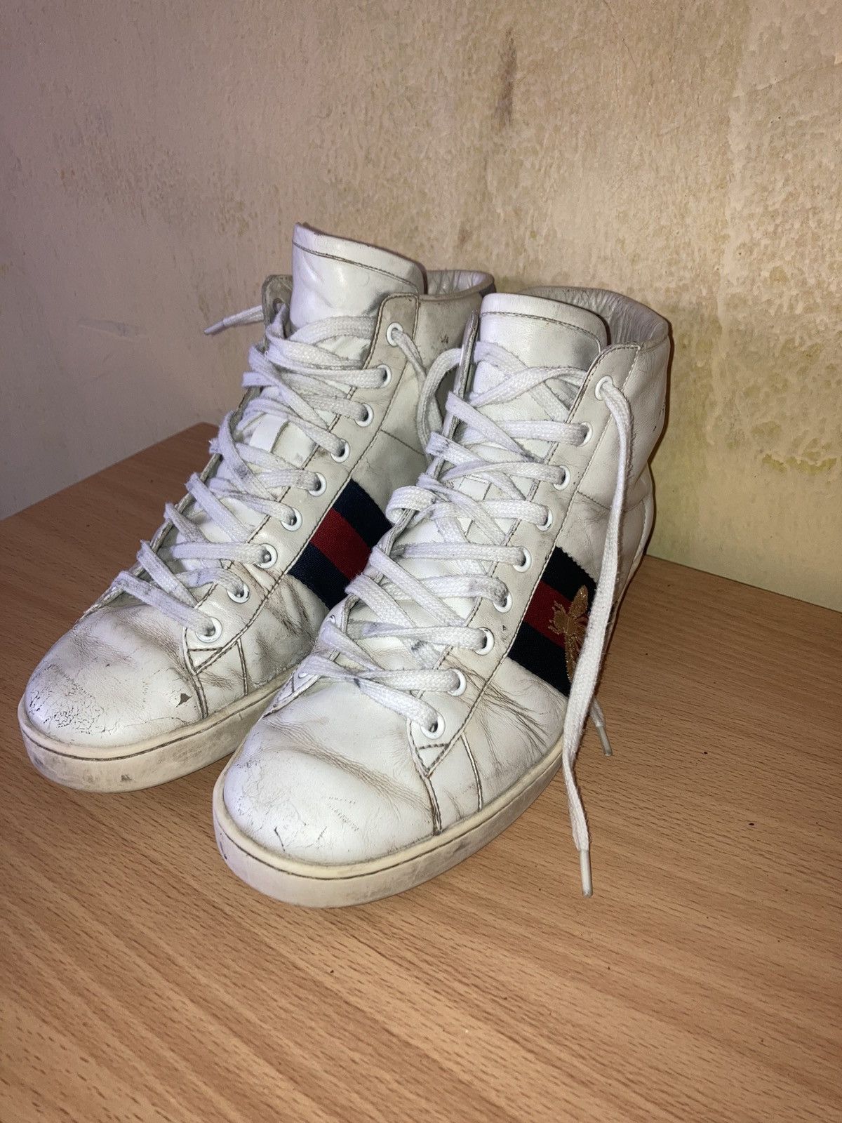 Gucci Gucci Ace hi top Sneakers Size 8 Size US 8 / EU 41 - 3 Thumbnail