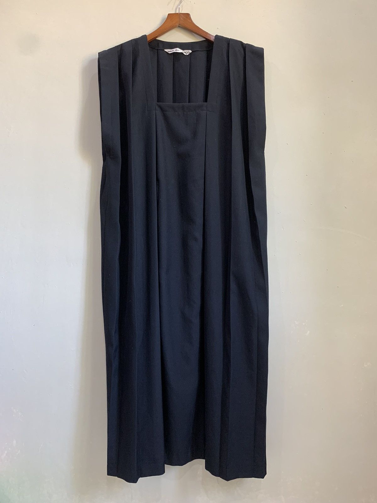 Vintage 80s comme des garcons pleated dress