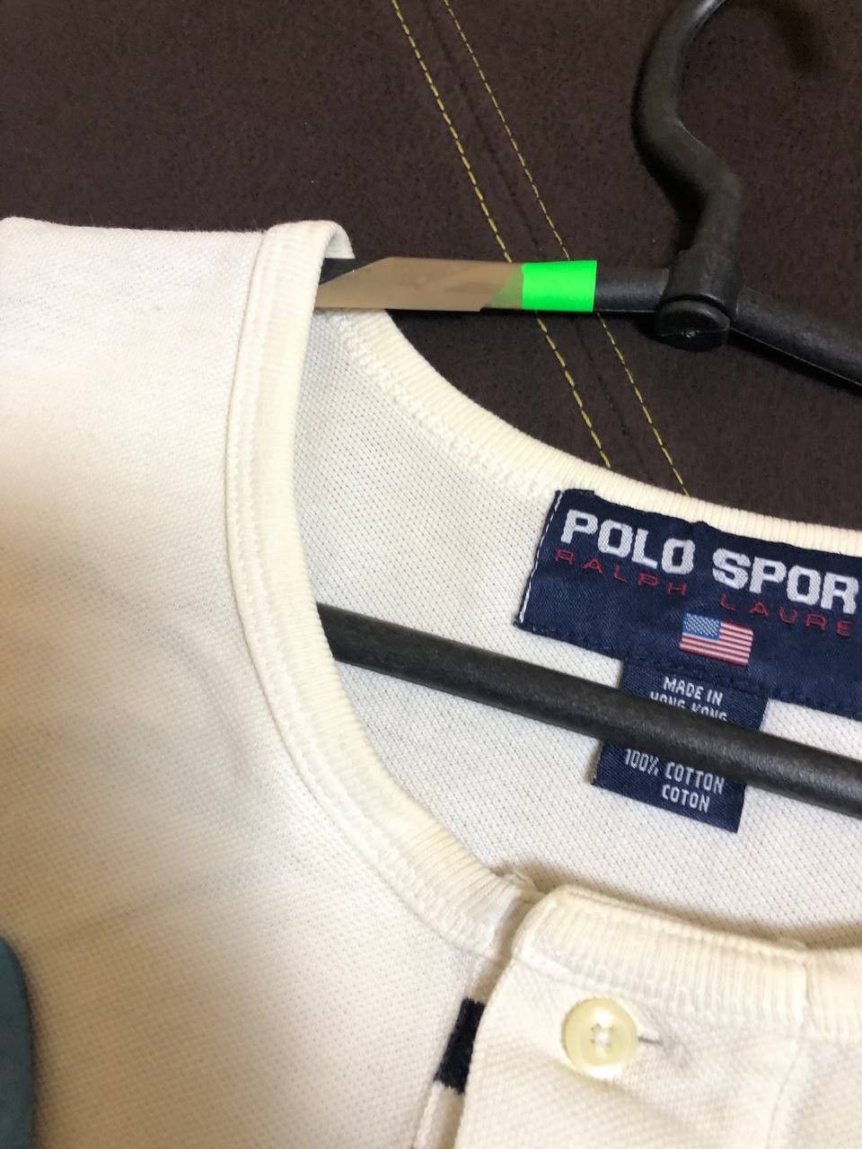 Polo Ralph Lauren Vtg 90s Polo Sport Ribbed Knit Pullover Shirt Short Sleeve Size US M / EU 48-50 / 2 - 6 Thumbnail