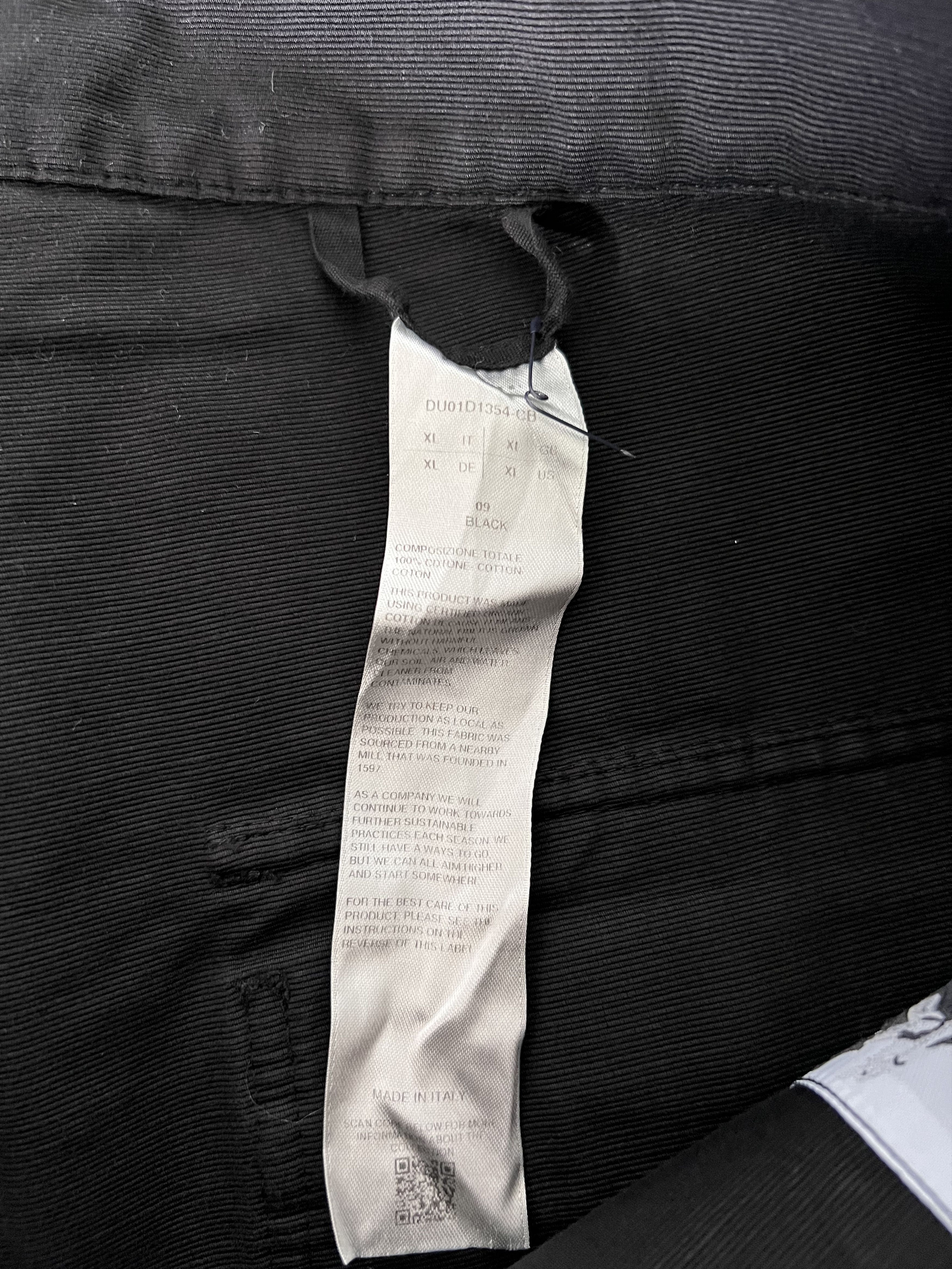 Rick Owens Drkshdw Rick Owens DRKSHDW Cargo Trousers in Black Size US 37 - 7 Thumbnail