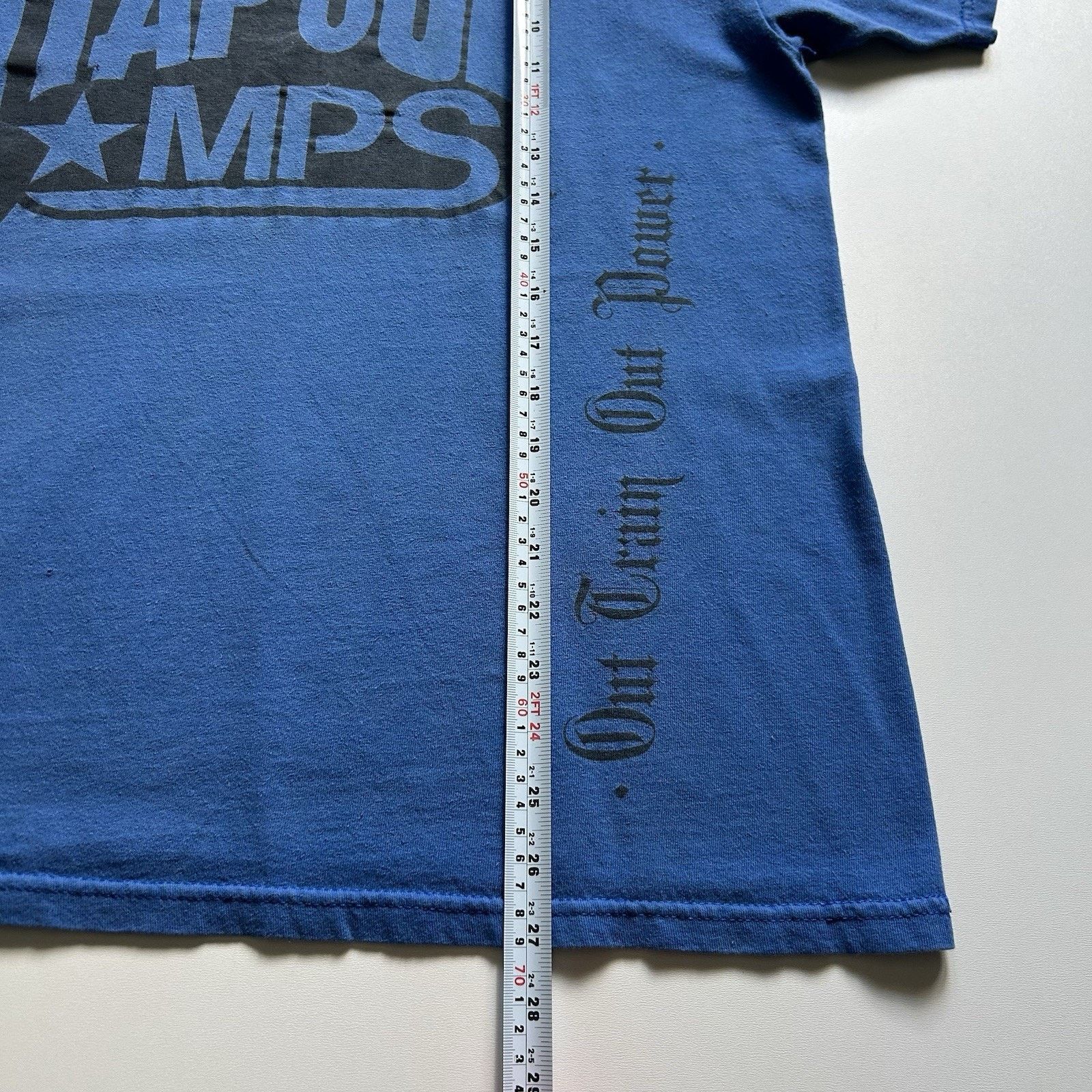 Tapout Vintage TAPOUT MPS T Shirt Y2K MMA Promo Medium Faded Blue Size US M / EU 48-50 / 2 - 6 Thumbnail