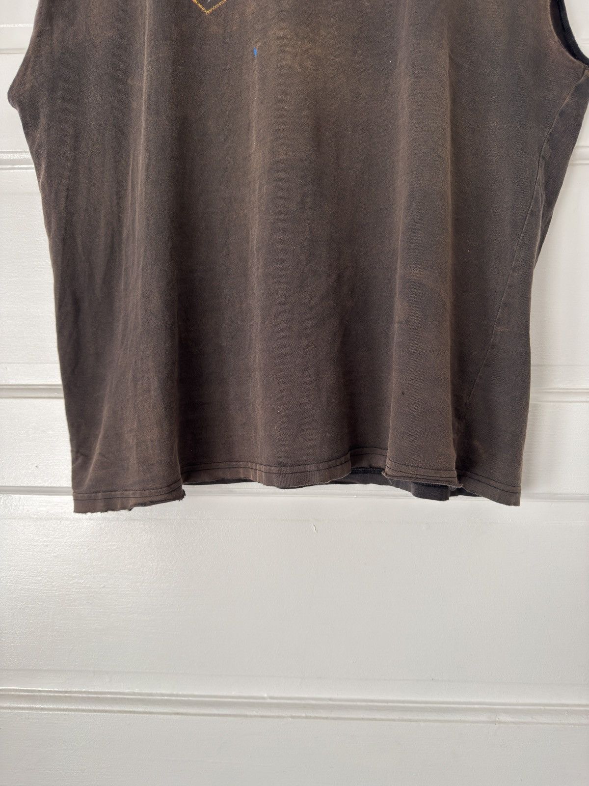 Carhartt Sun Faded Carhartt Script Spellout Cutoff Tee Size US XL / EU 56 / 4 - 3 Thumbnail