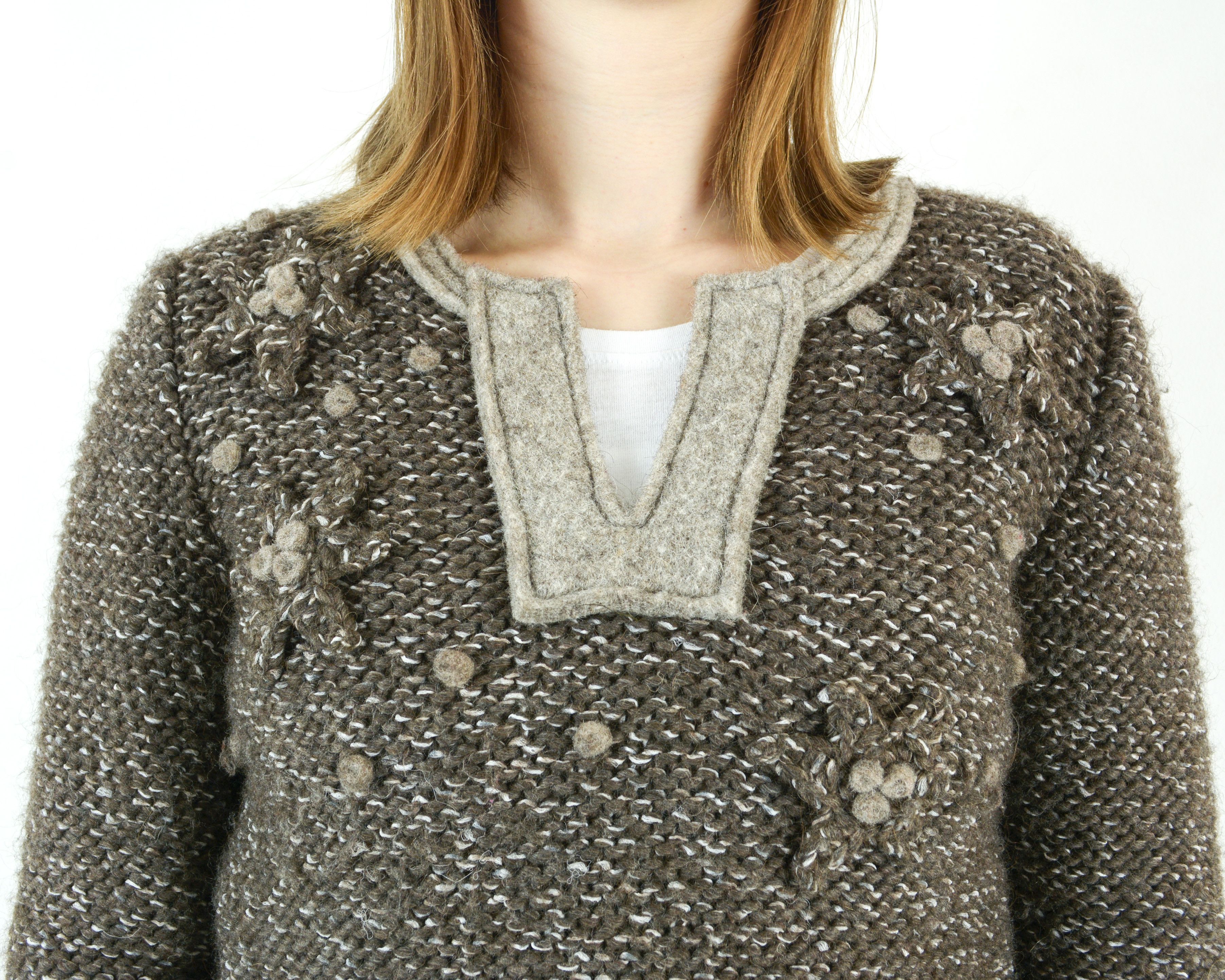Vintage Gottstein Wool Alpaca Sweater Knitted Pullover Jumper Knit Size M / US 6-8 / IT 42-44 - 5 Thumbnail