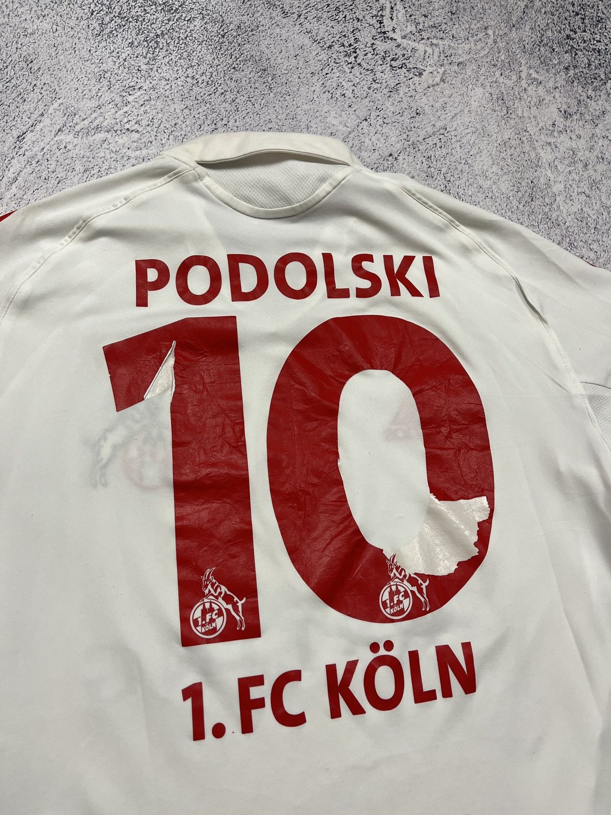 Adidas Adidas FC Koln 2005/2006 #20 Podolski Home Soccer Jersey Kit Size US L / EU 52-54 / 3 - 23 Thumbnail
