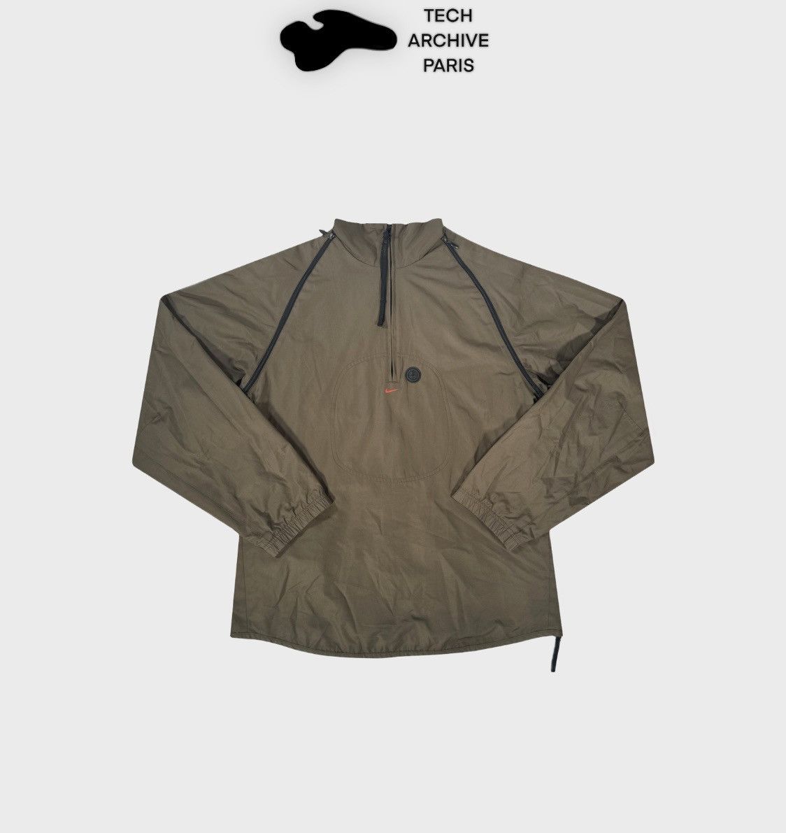 Nike × Vintage 2000's Nike Morse code (Advanced Research) 2in1 MP3 Jacket Size US M / EU 48-50 / 2 - 1 Thumbnail