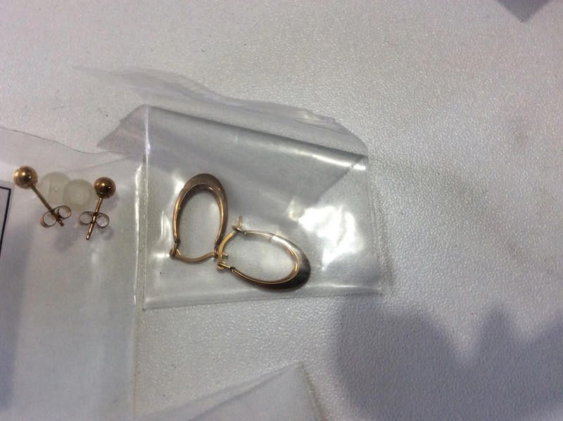 Designer 9ct gold ladies earring set Size ONE SIZE - 5 Thumbnail
