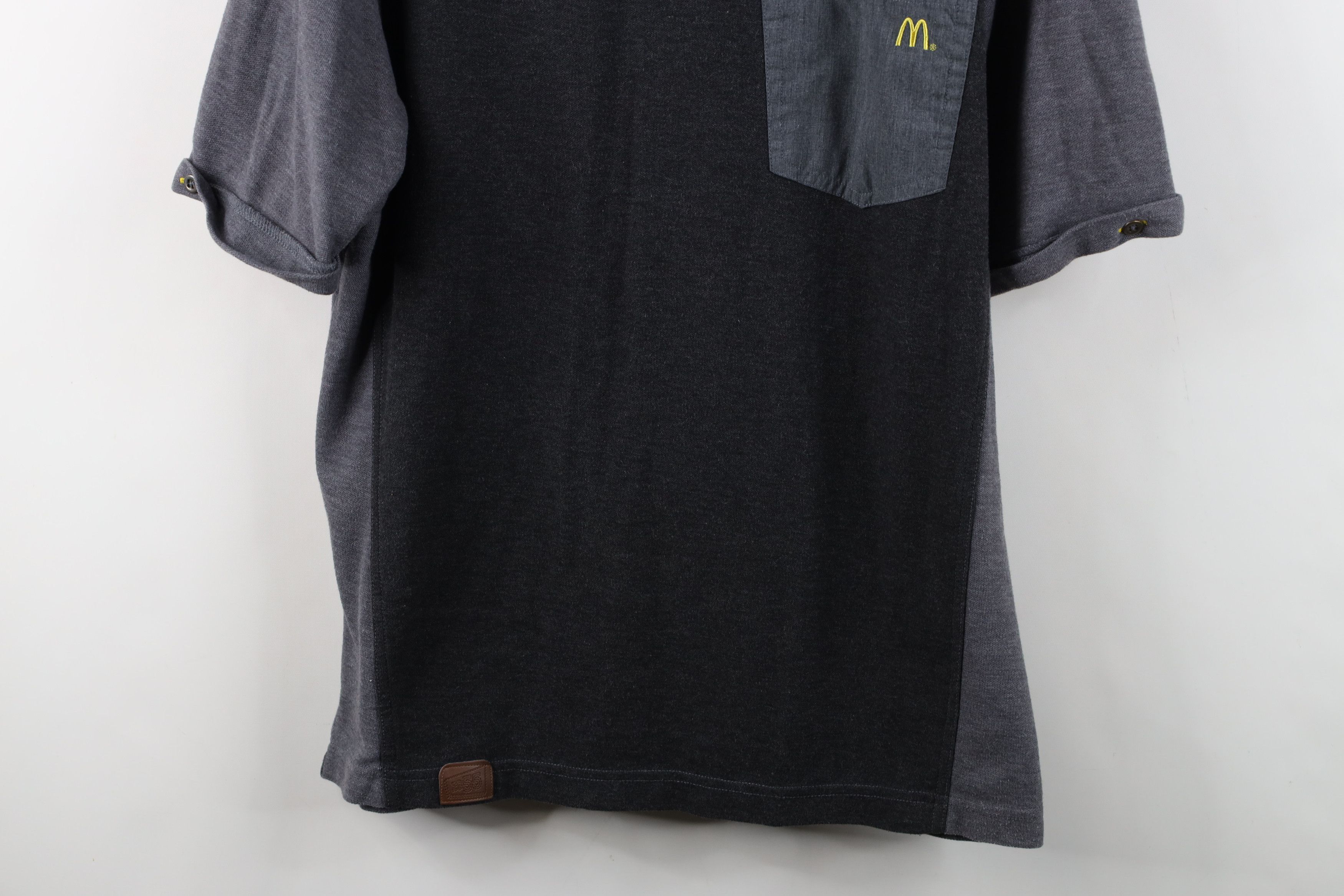 Vintage Vintage Y2K McDonald's Fast Food Block Employee T-Shirt Gray Size US M / EU 48-50 / 2 - 3 Thumbnail