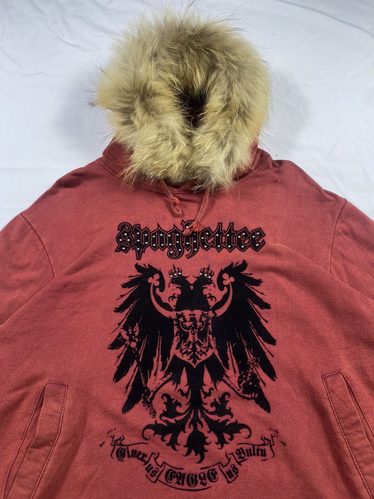 20471120 Japanese Spaghettee Zip Fur Hoodie hysteric ifsix style Size US L / EU 52-54 / 3 - 4 Thumbnail