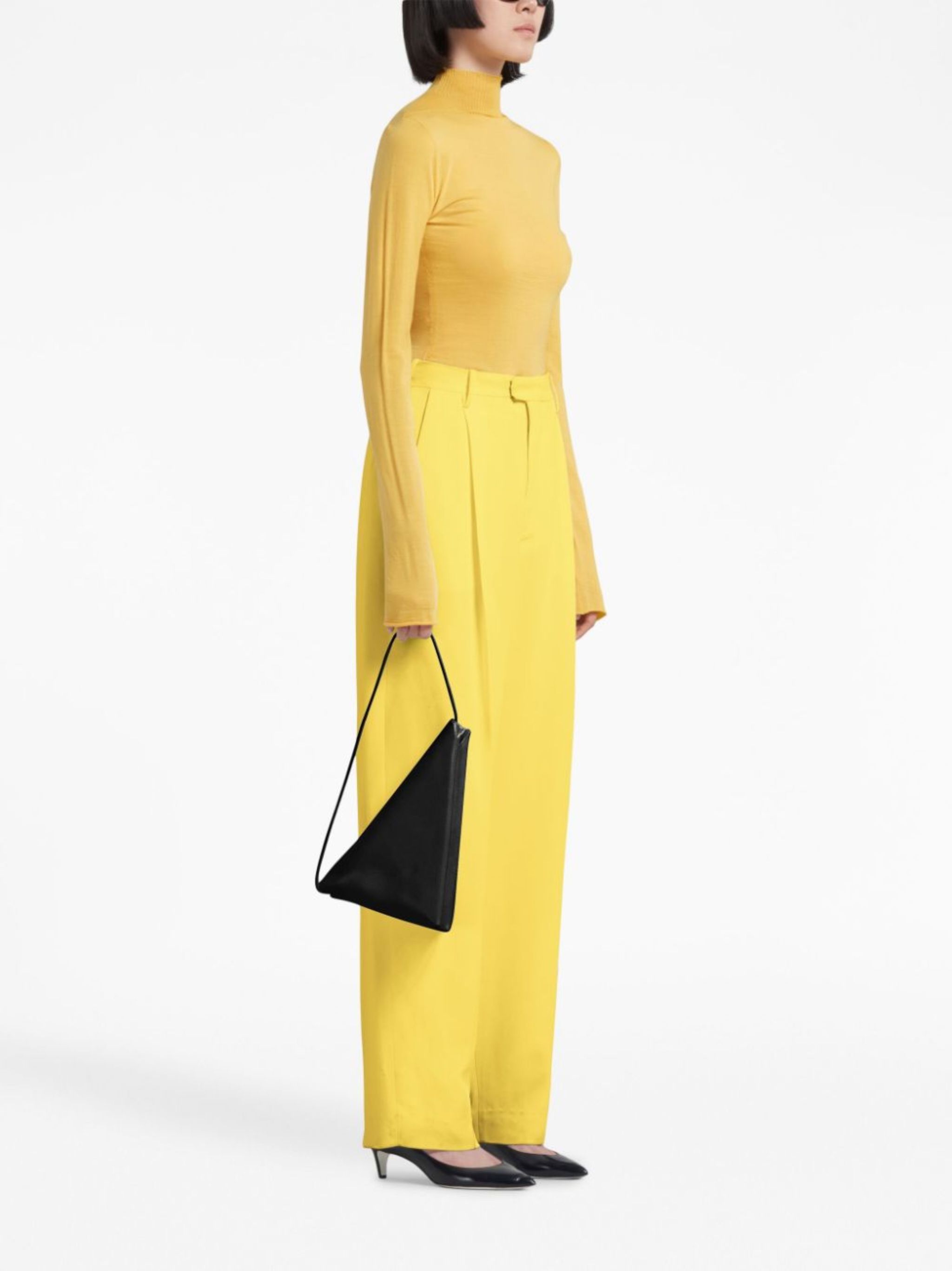 Marni o1w1db10125 Pants in Yellow Size 27" / US 4 / IT 40 - 3 Thumbnail