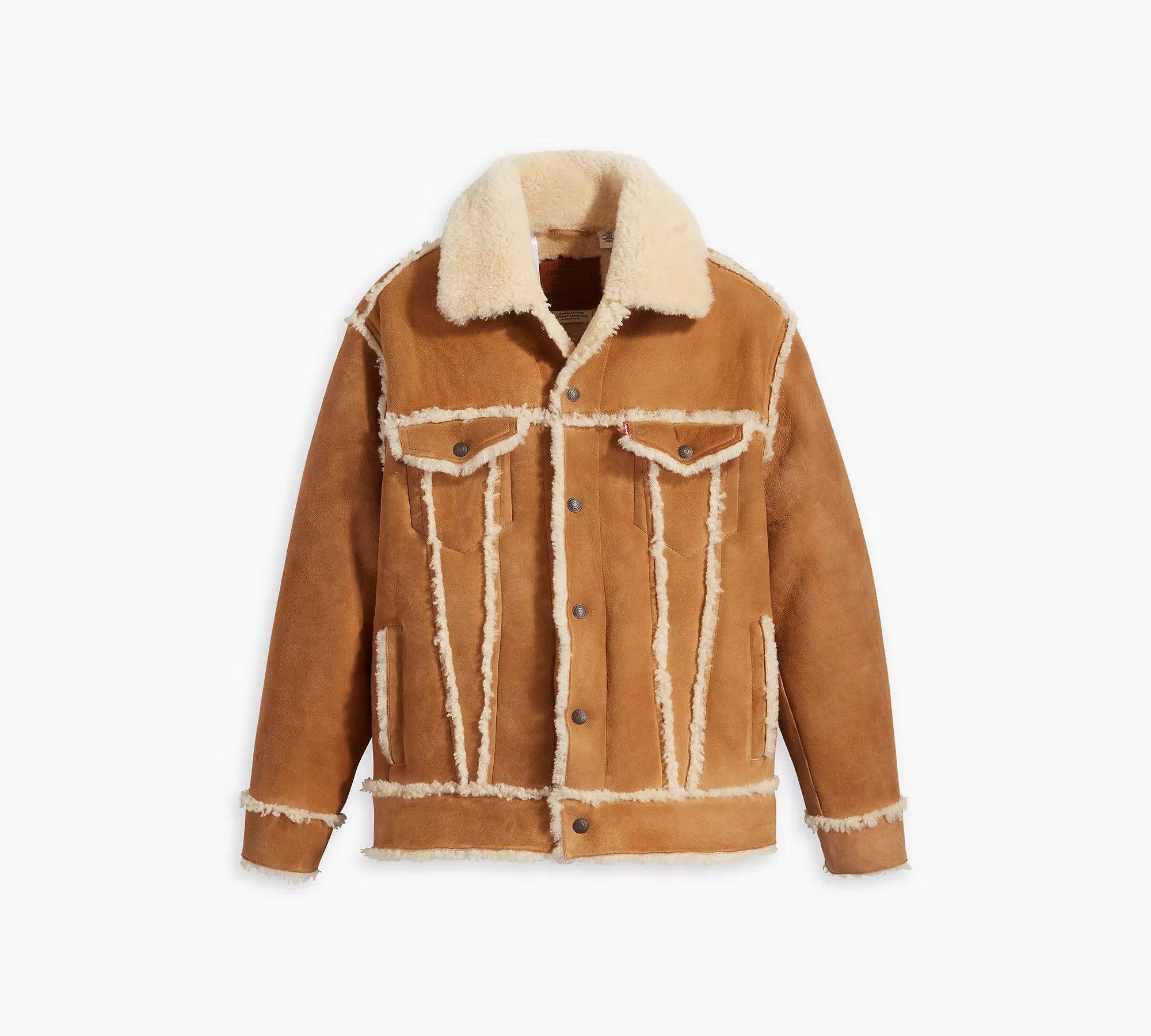 Supreme Levi’s Suede Trucker Jacket Lg Supreme X Levi Suede Tan Trucker Jacket | eBay