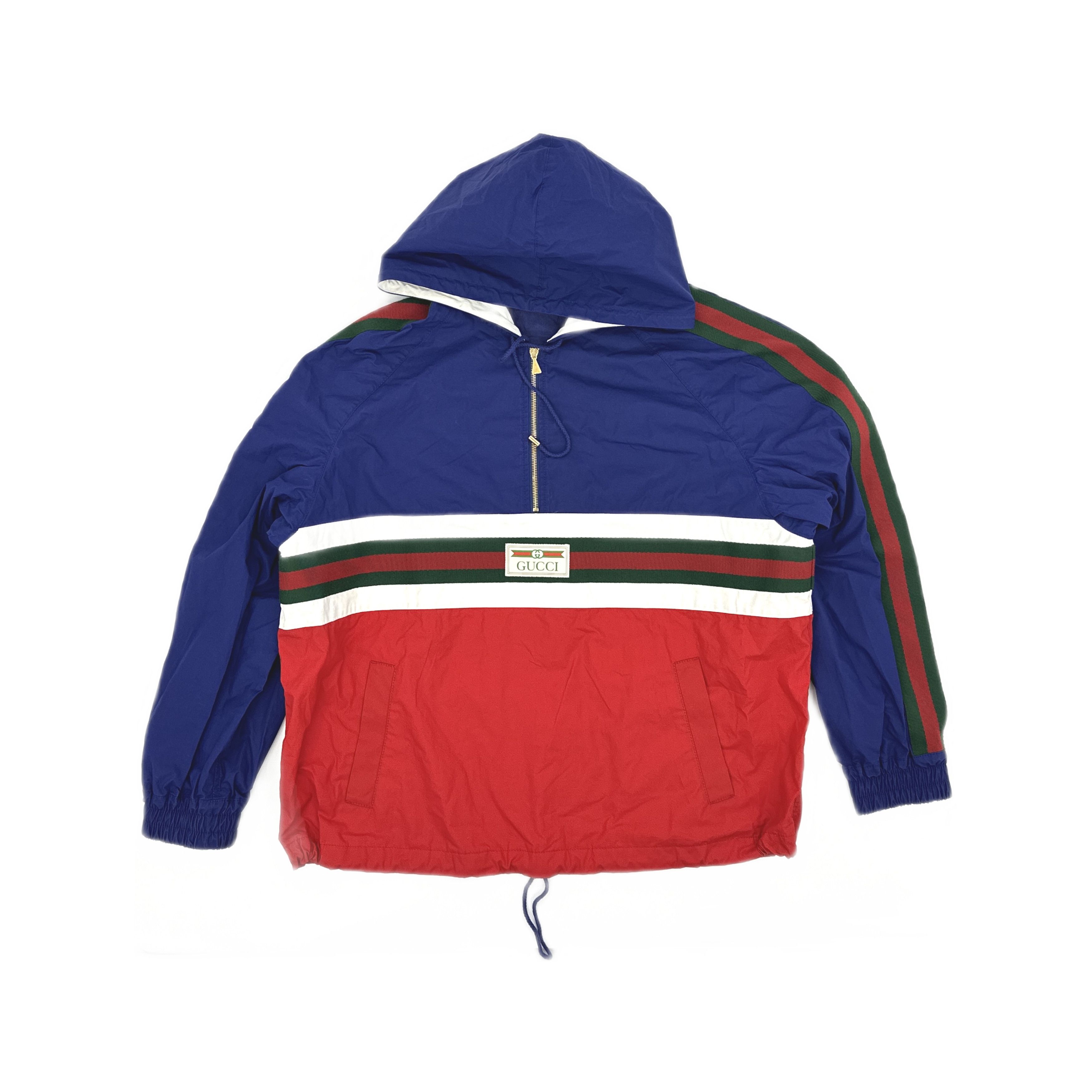 Gucci Gucci Stripe Web Hooded Jacket 48 Size US M / EU 48-50 / 2 - 1 Thumbnail