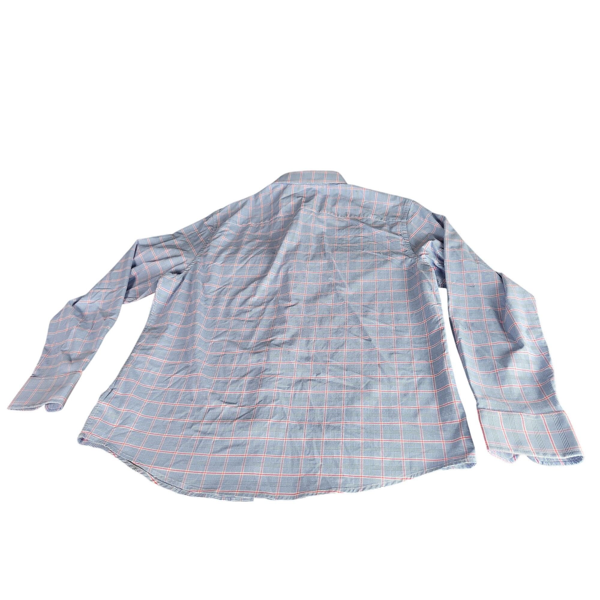 UNTUCKit Untuckit Aubon Button Up Shirt Men Sz XL Striped Flannel Cot Size XL / US 12-14 / IT 48-50 - 2 Thumbnail