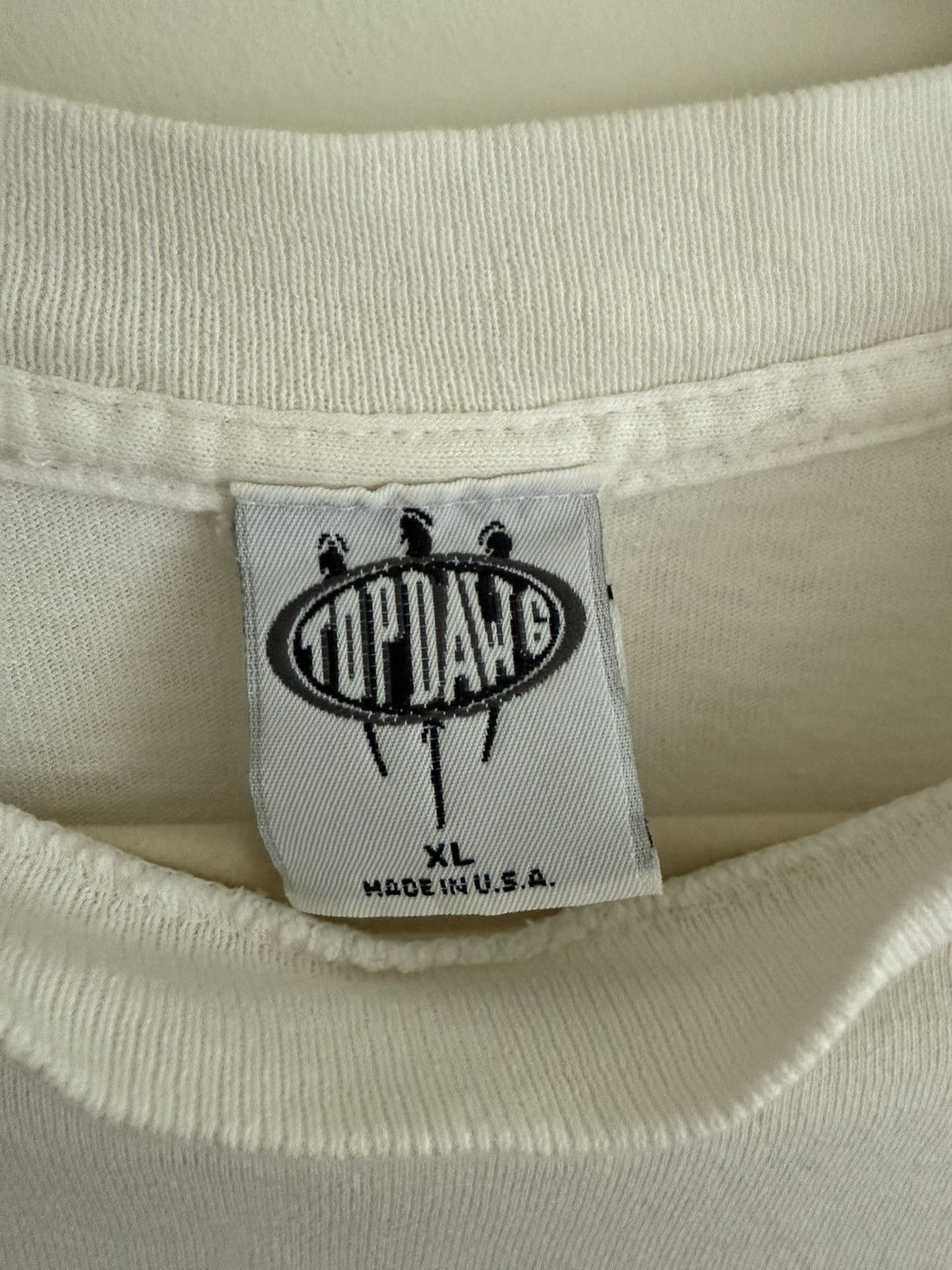 Other 1993 Top Dawg Hawaii Single Stitch Tee (White L) Size US L / EU 52-54 / 3 - 5 Thumbnail