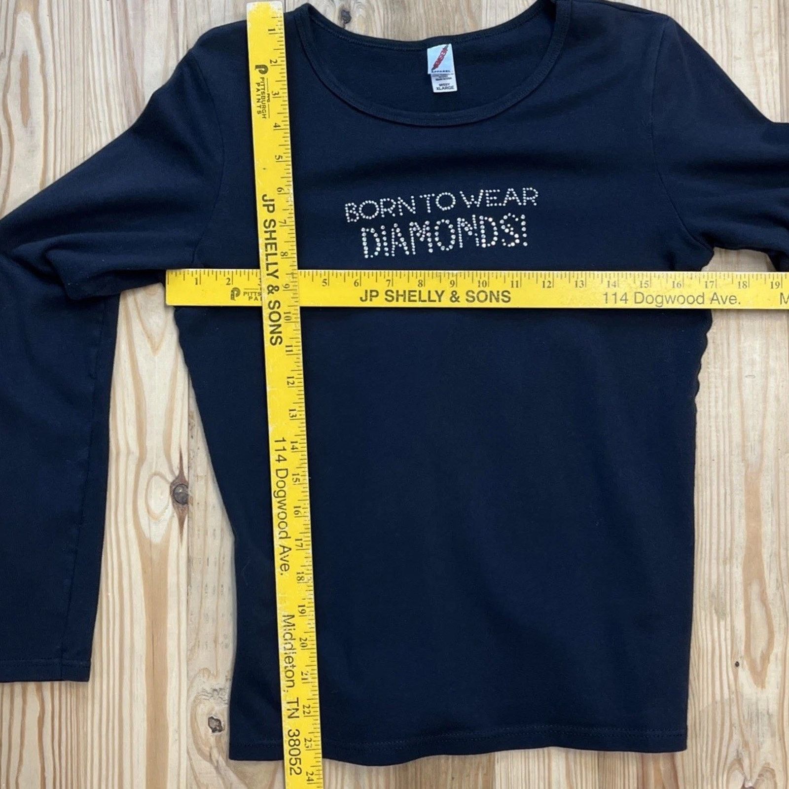 Other Women’s Jensen Shirt Born To Wear Diamonds Jeweled XL Size XL / US 12-14 / IT 48-50 - 7 Thumbnail