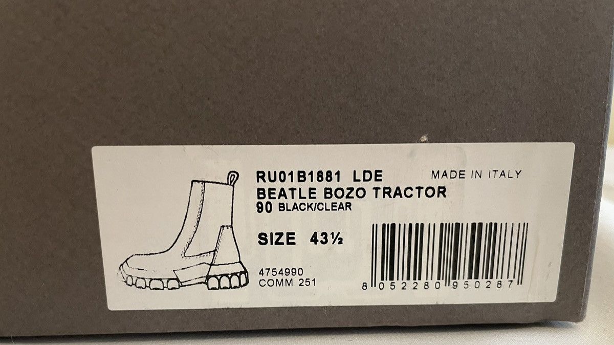 Rick Owens Rick Owens Tractor Boots Size US 10.5 / EU 43-44 - 10 Thumbnail