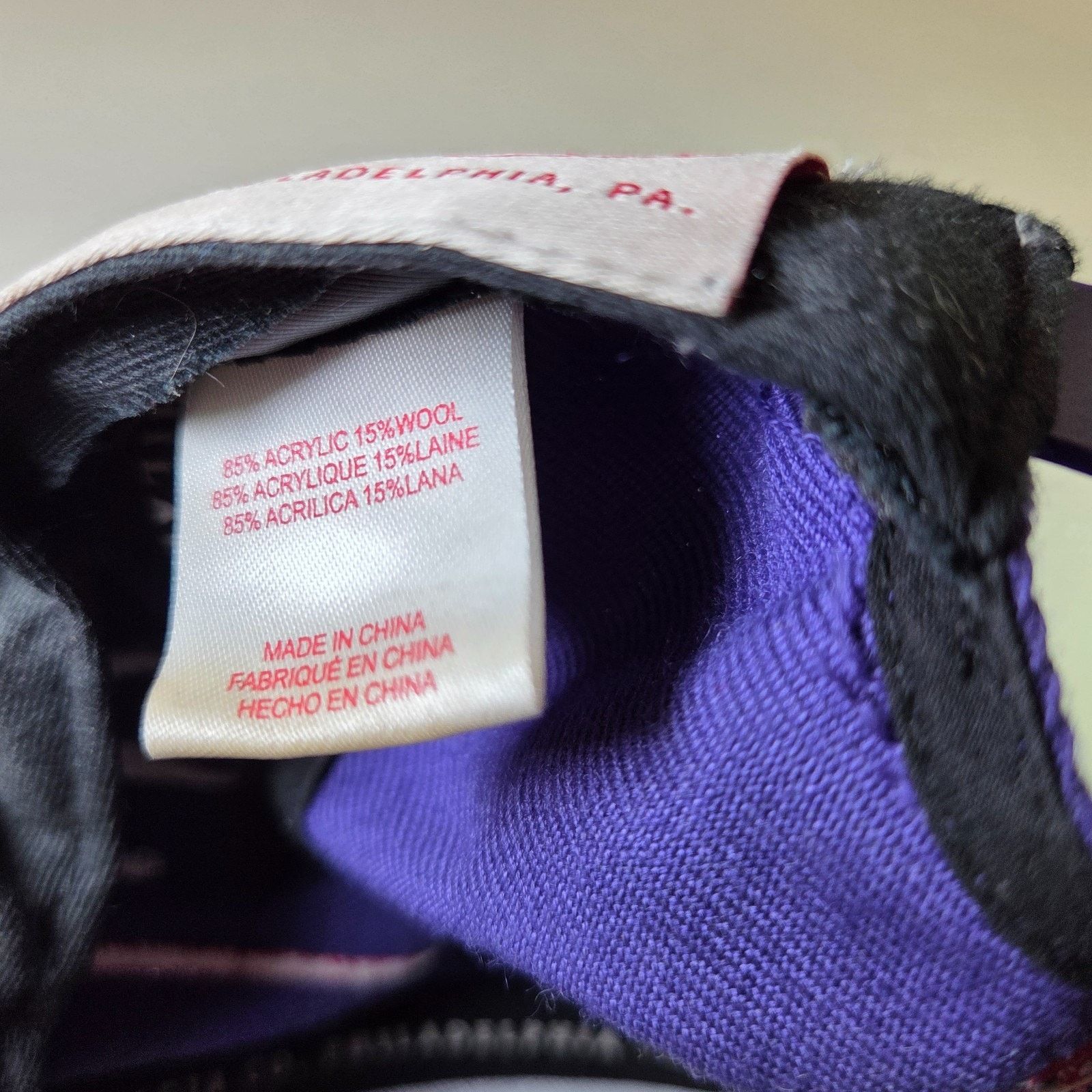 Mitchell & Ness Toronto Raptors Mitchell & Ness Snapback Hat Purple Red Size ONE SIZE - 10 Thumbnail