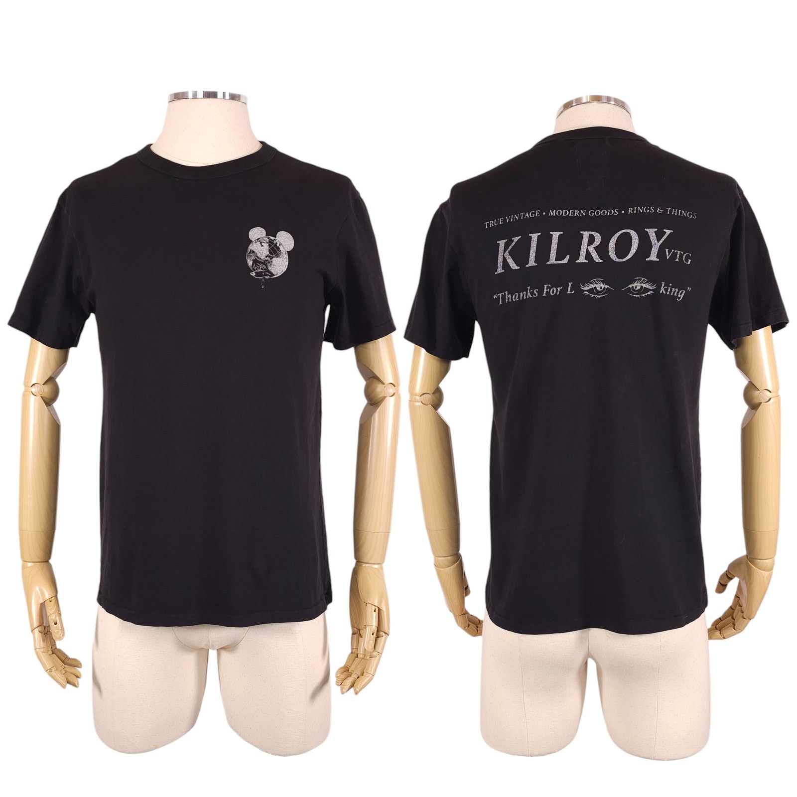 Other Devium x Kilroy Vtg Short Sleeve Mad World Tee Black Small Size US S / EU 44-46 / 1 - 1 Thumbnail