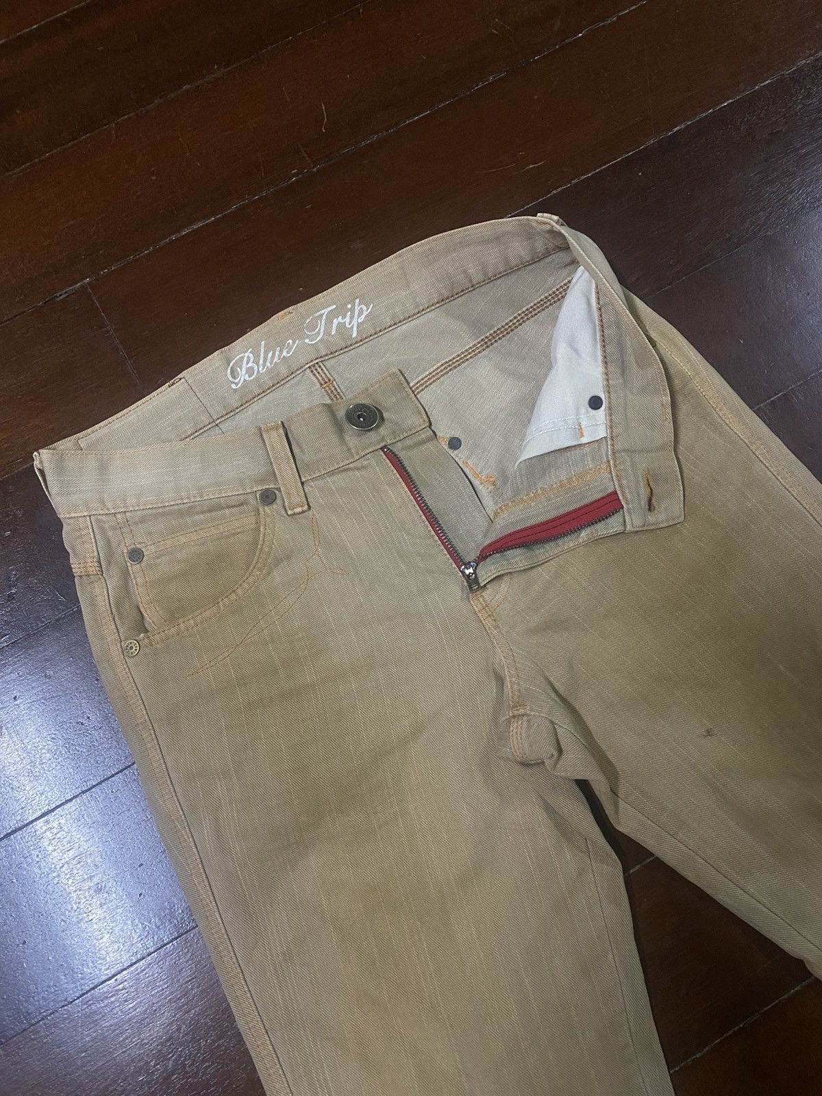 Edwin VINTAGE EDWIN BLUE TRIP 503 FLARE JEANS mud wash Size US 36 / EU 52 - 18 Thumbnail