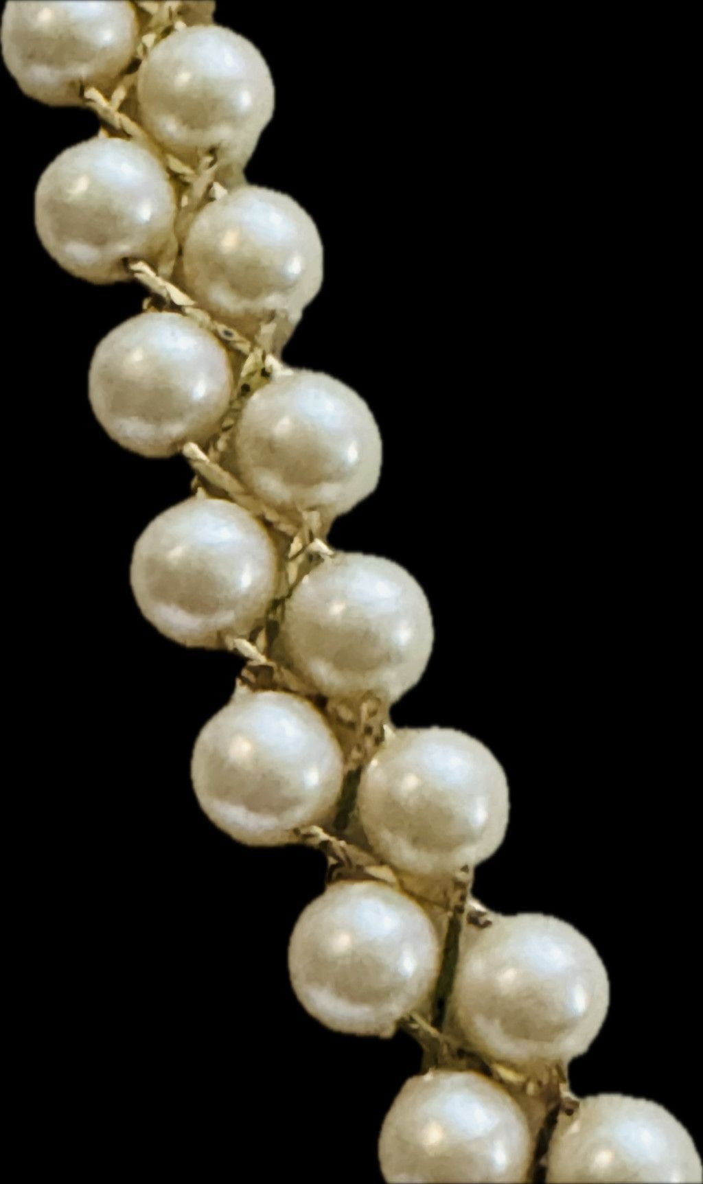 Other Avon faux pearl braided necklace white gold tone 16.5" Size ONE SIZE - 6 Thumbnail