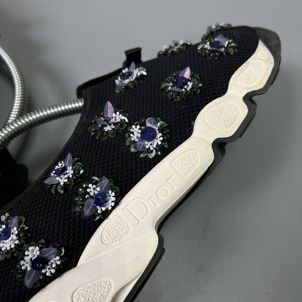 Dior Dior Fusion Embellished Mesh Sneakers Black Rare size 38 Size US 8 / IT 38 - 8 Thumbnail