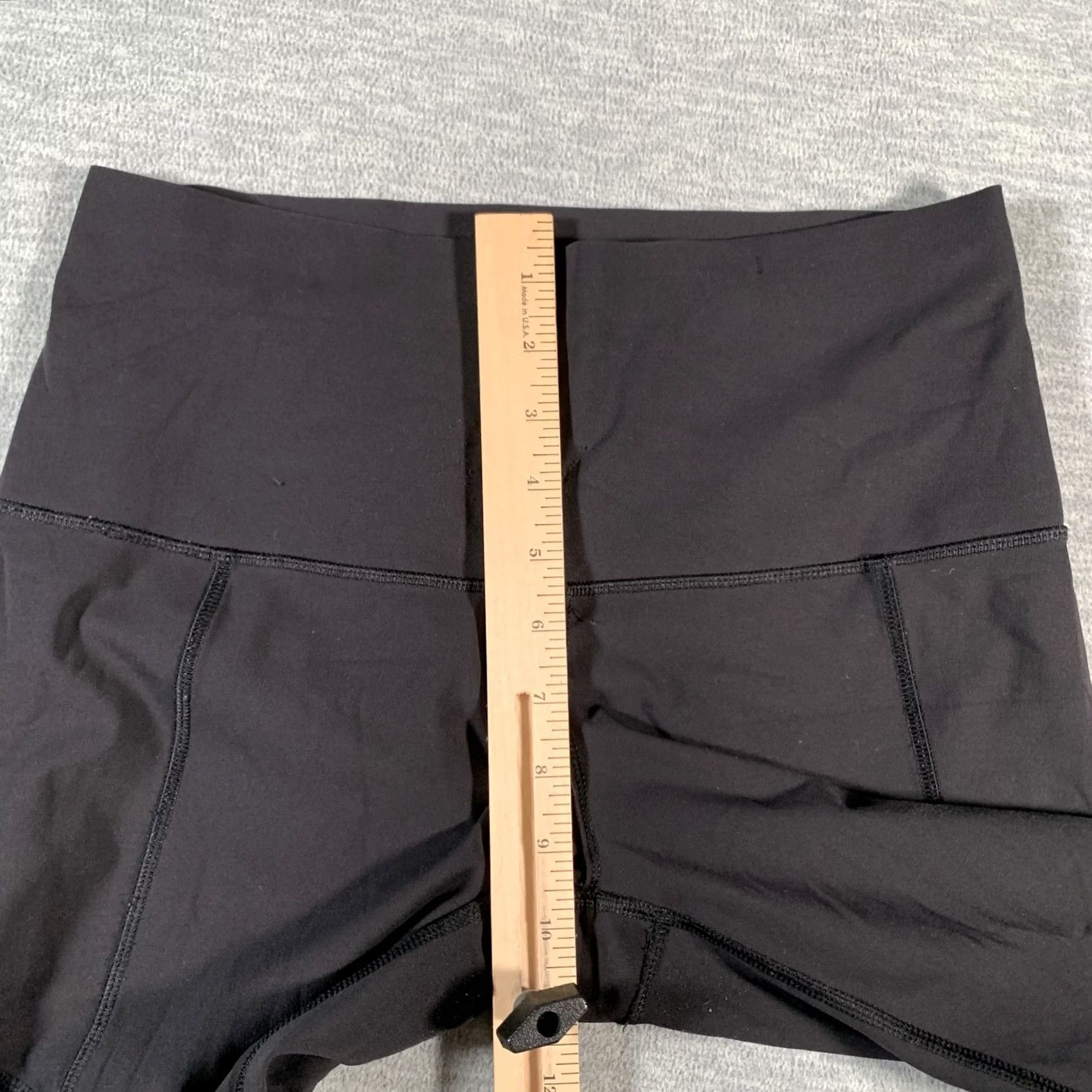 Lululemon Lululemon Pants Womens 6 Black Crop High Rise Leggings Yoga Pocket Athletic Gym Size 28" / US 6 / IT 42 - 6 Thumbnail