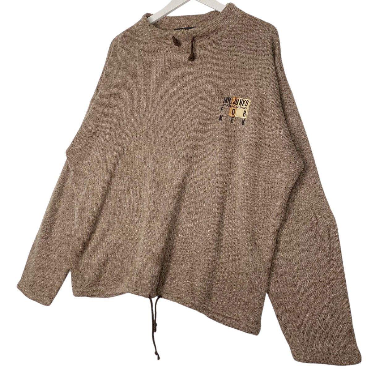 Vintage Vintage Mr Junko Embroidered Logo Sweatshirt Brown Size US L / EU 52-54 / 3 - 2 Thumbnail
